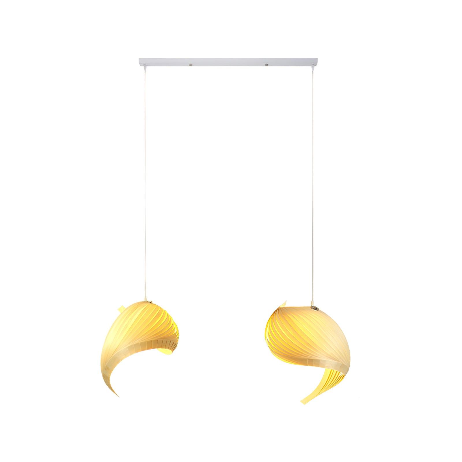 Cumiror Postmodern Luxury Shell Wood Wood Pendant Light - Blowlighting