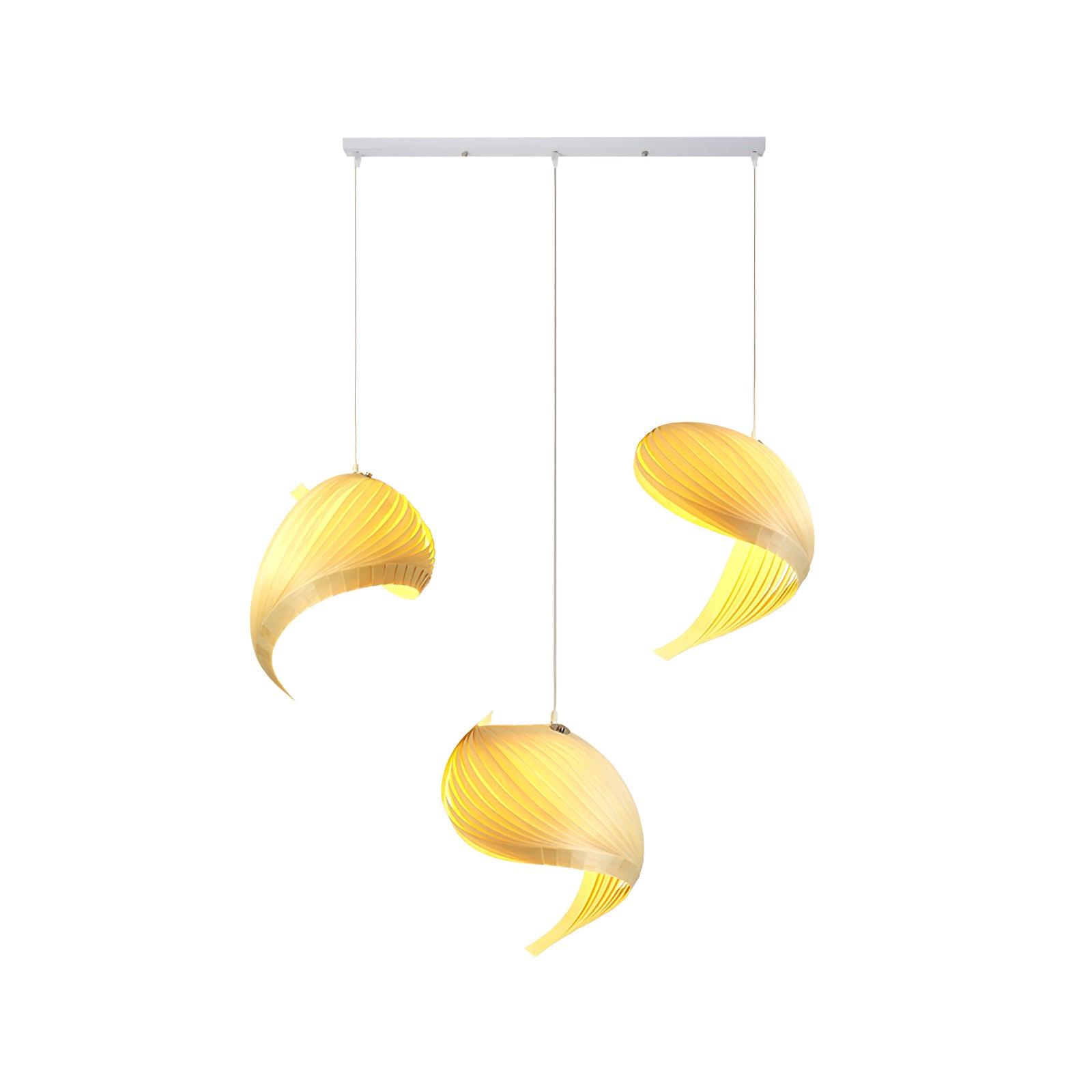 Cumiror Postmodern Luxury Shell Wood Wood Pendant Light - Blowlighting
