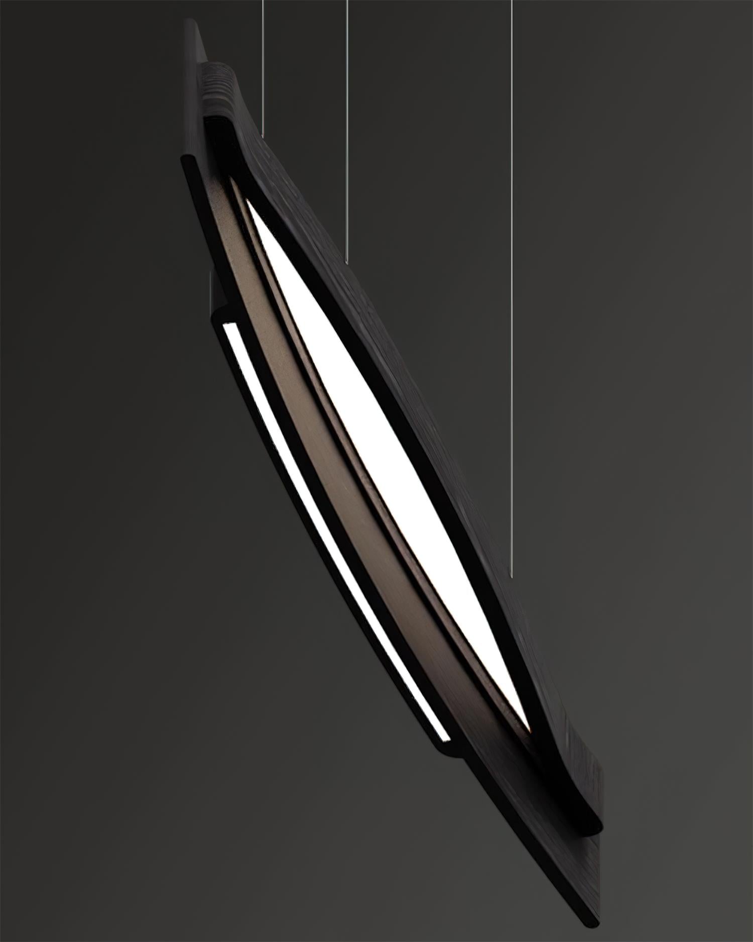 Nebula Minimalist Wood Loom Chandelier