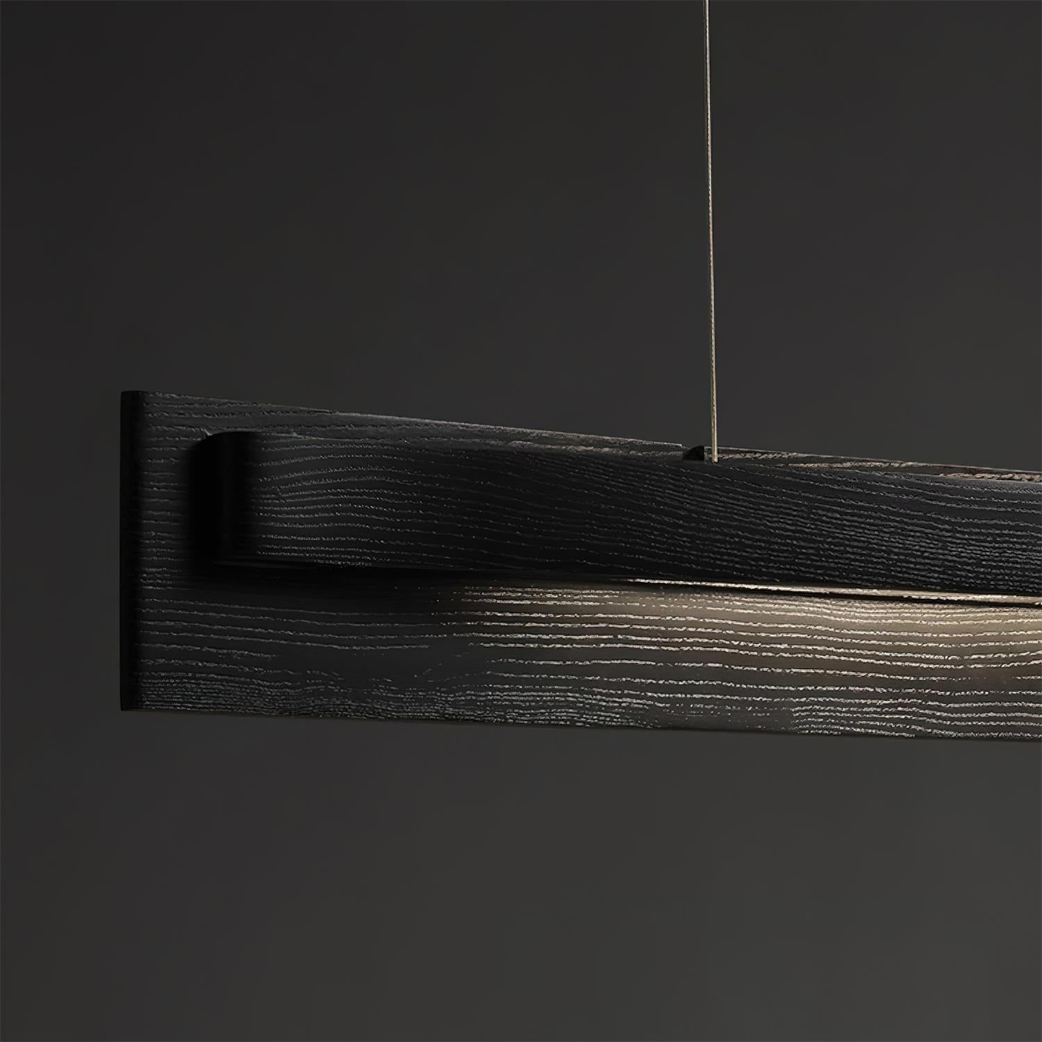 Nebula Minimalist Wood Loom Chandelier