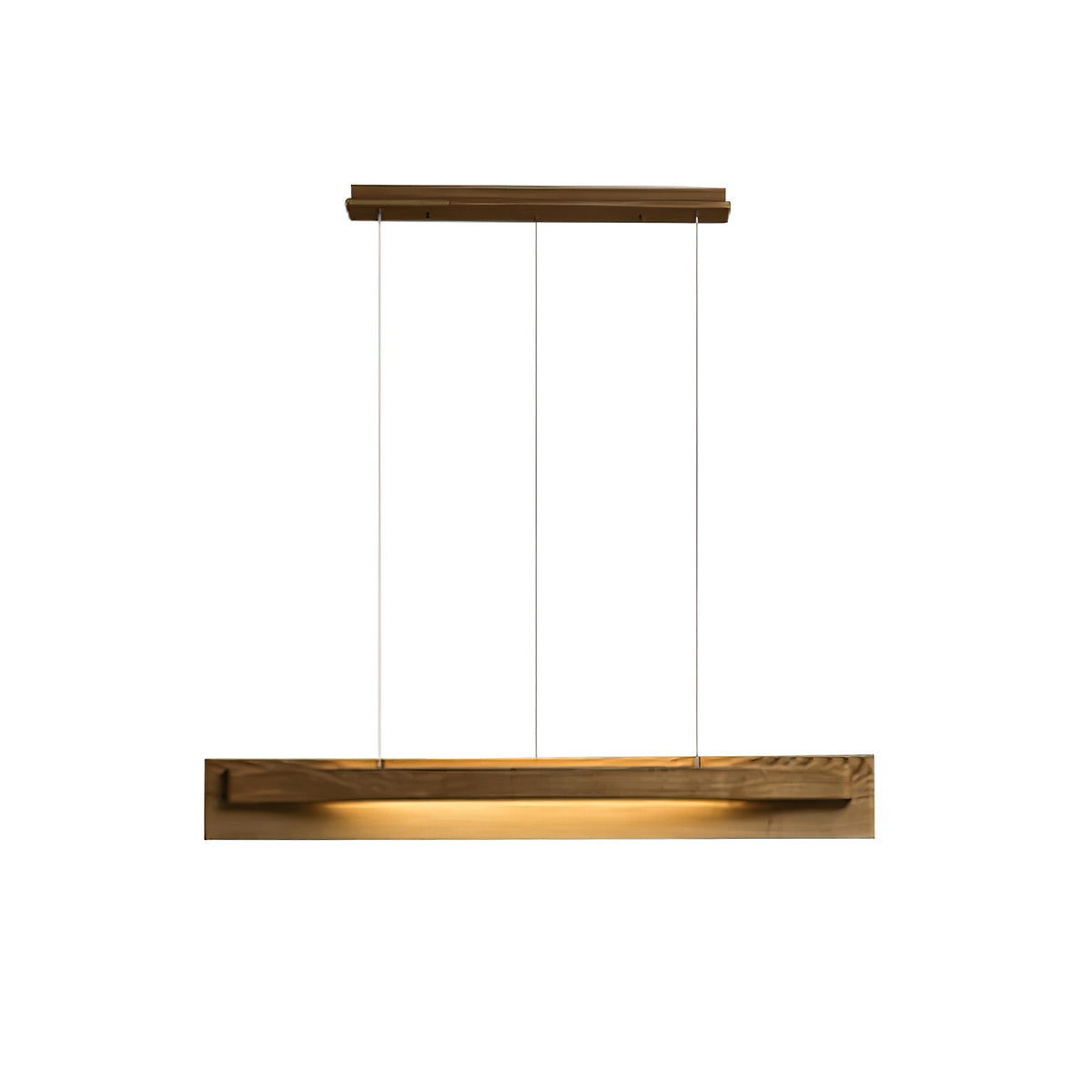 Nebula Minimalist Wood Loom Chandelier