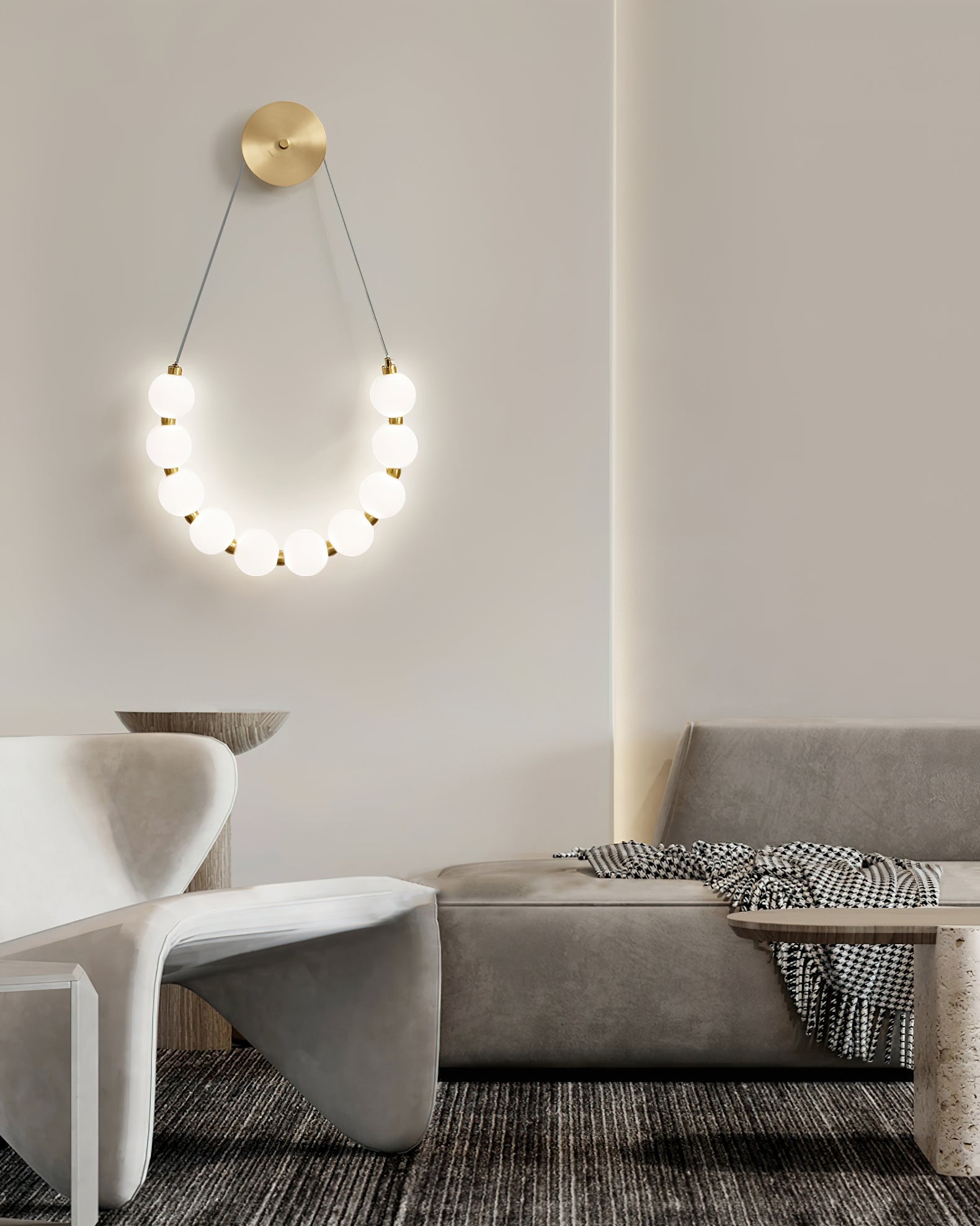 Necklace Loop Wall Lamp - Blowlighting