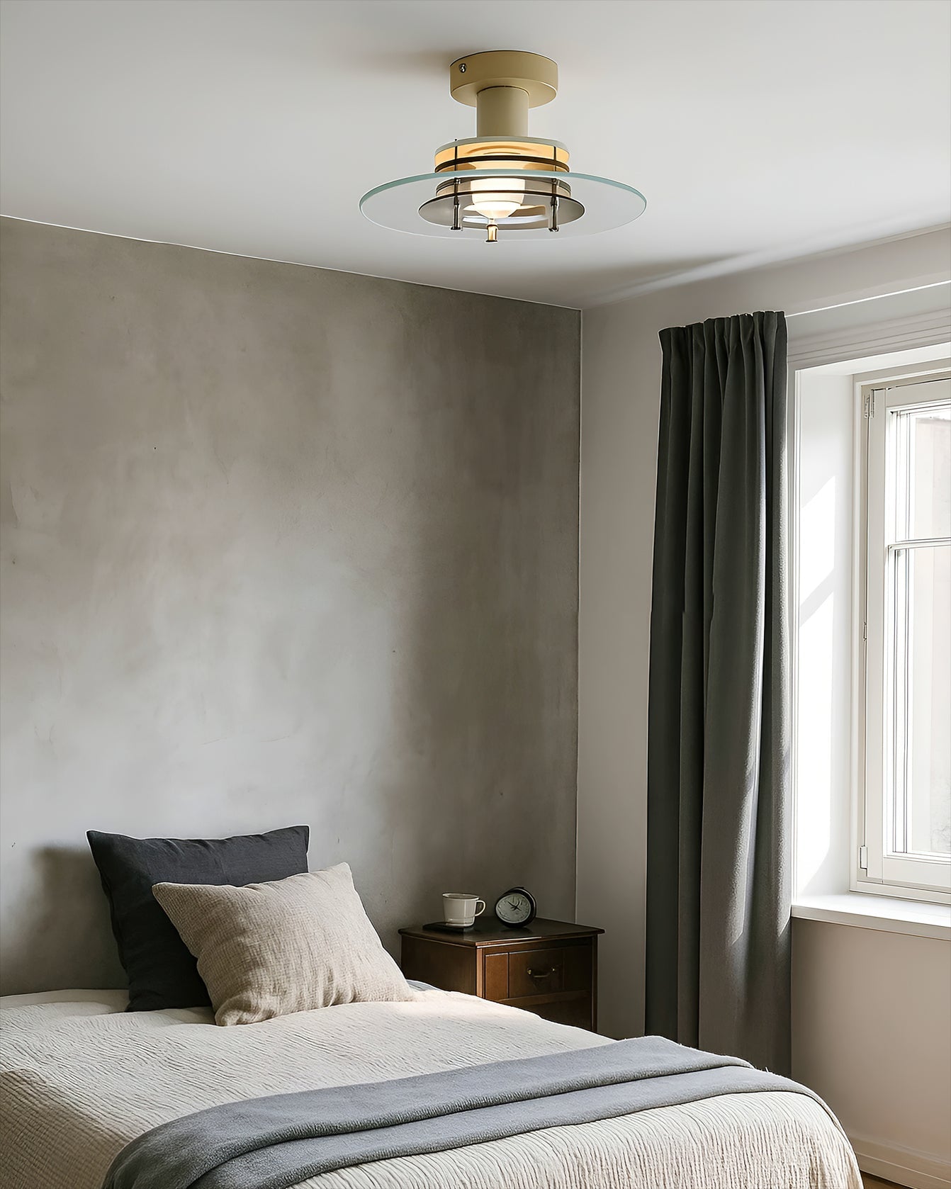 Nello Modern Glass Ceiling Light