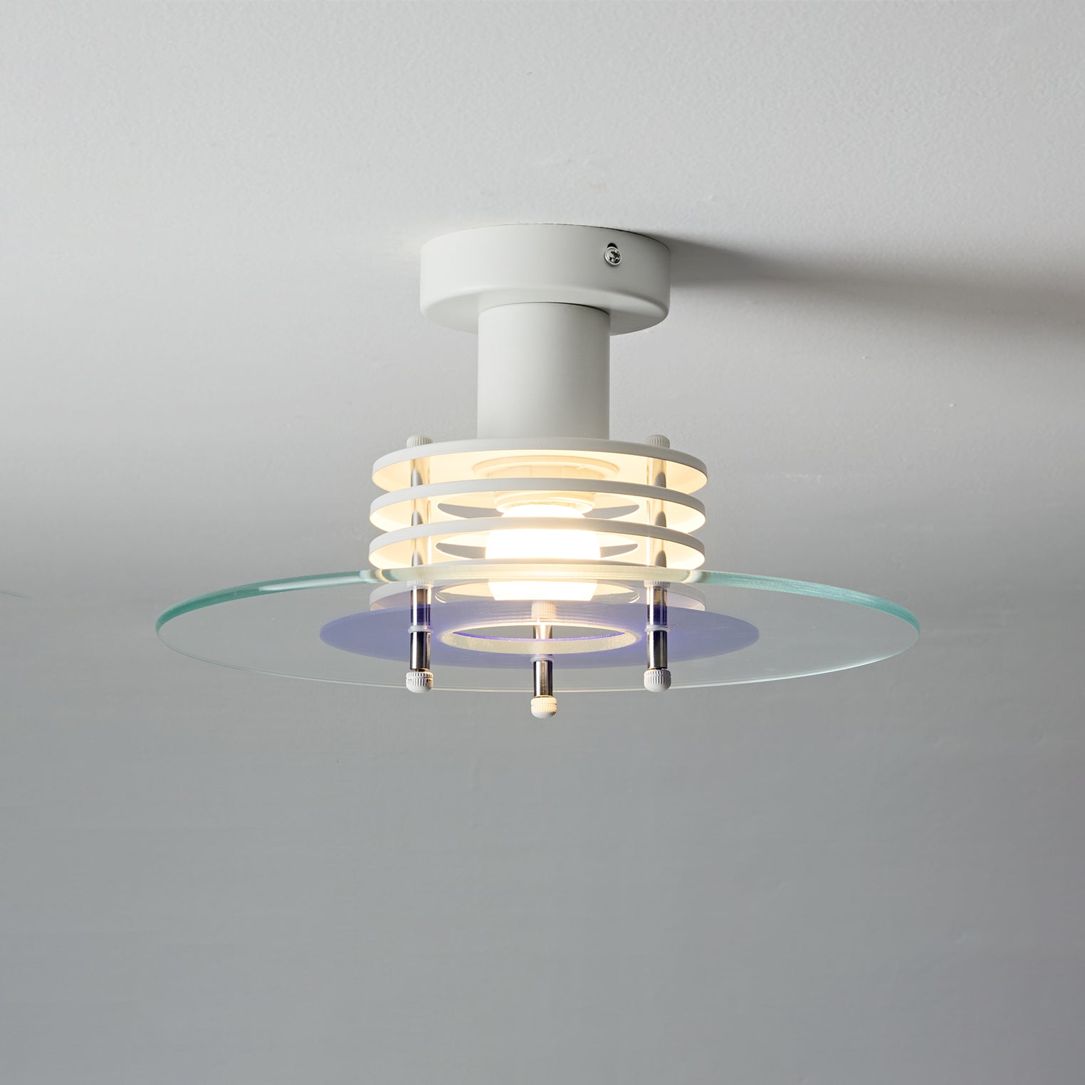 Nello Modern Glass Ceiling Light