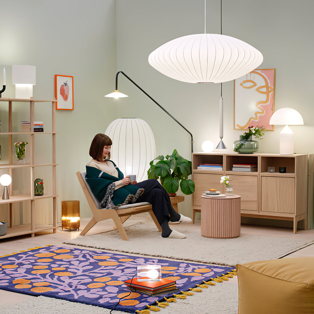 Nelson Swing Arm Pendant Lamp - Blowlighting