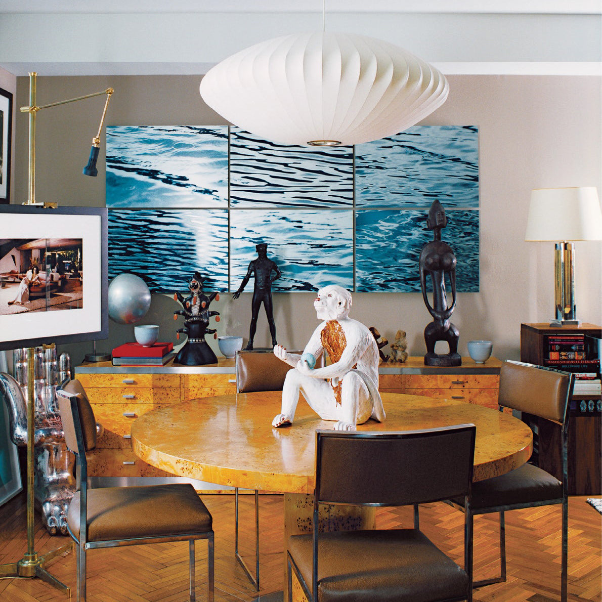 Nelson Swing Arm Pendant Lamp - Blowlighting