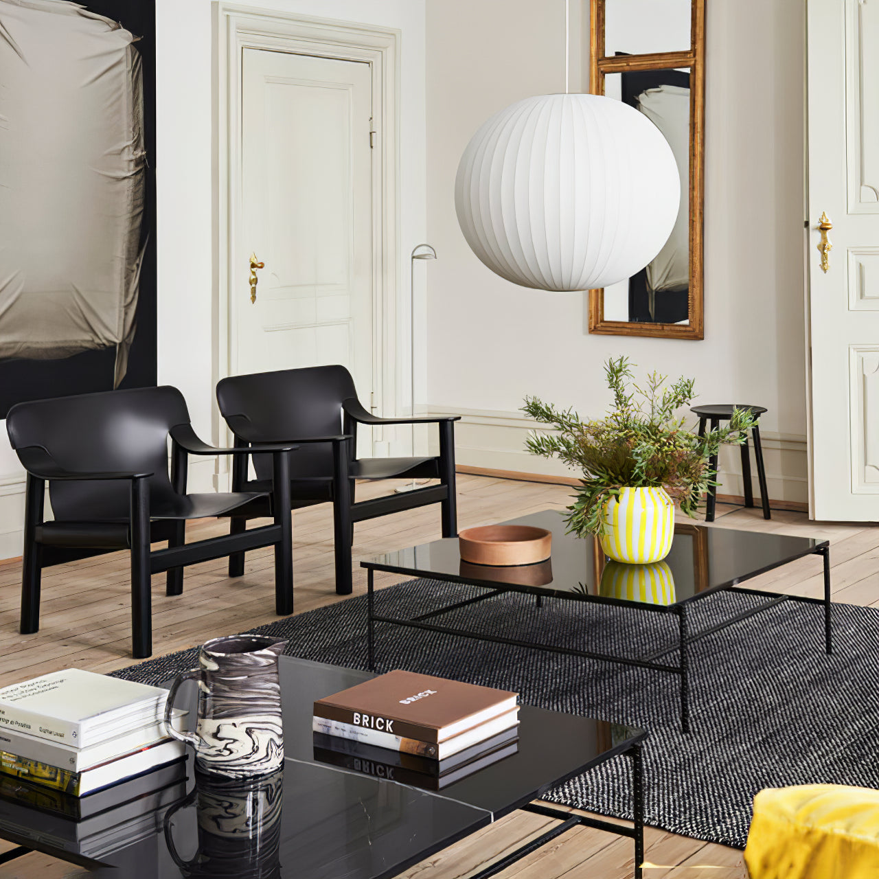 Nelson Swing Arm Pendant Lamp - Blowlighting
