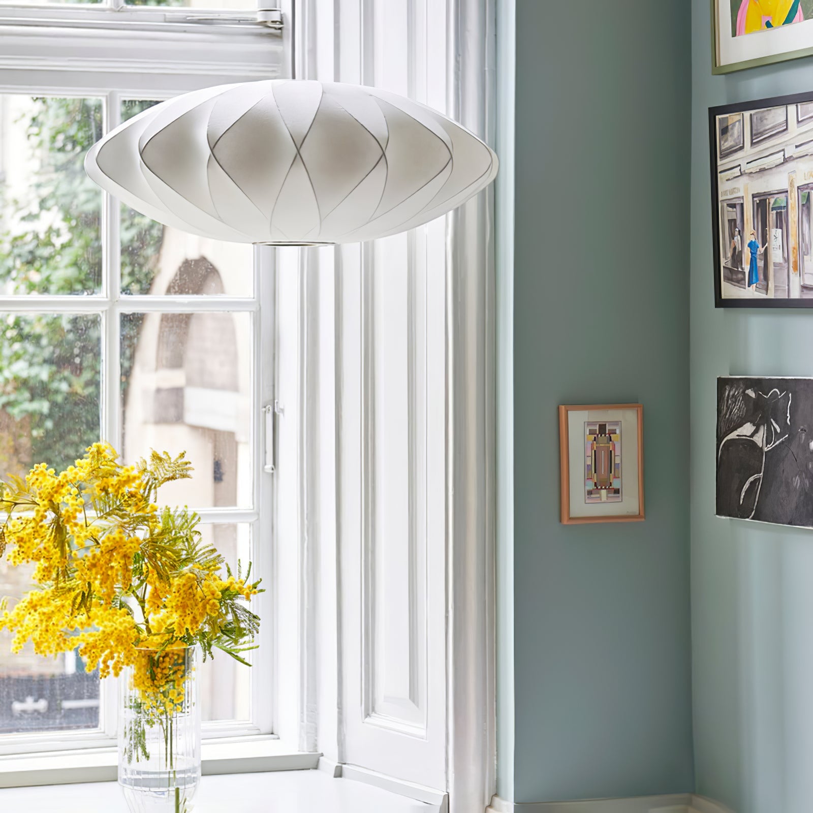 Nelson Swing Arm Pendant Lamp - Blowlighting