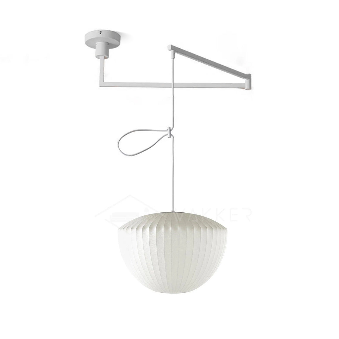 Nelson Swing Arm Pendant Lamp - Blowlighting