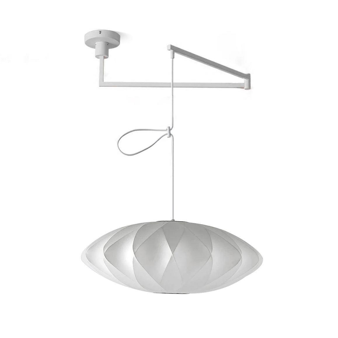 Nelson Swing Arm Pendant Lamp - Blowlighting