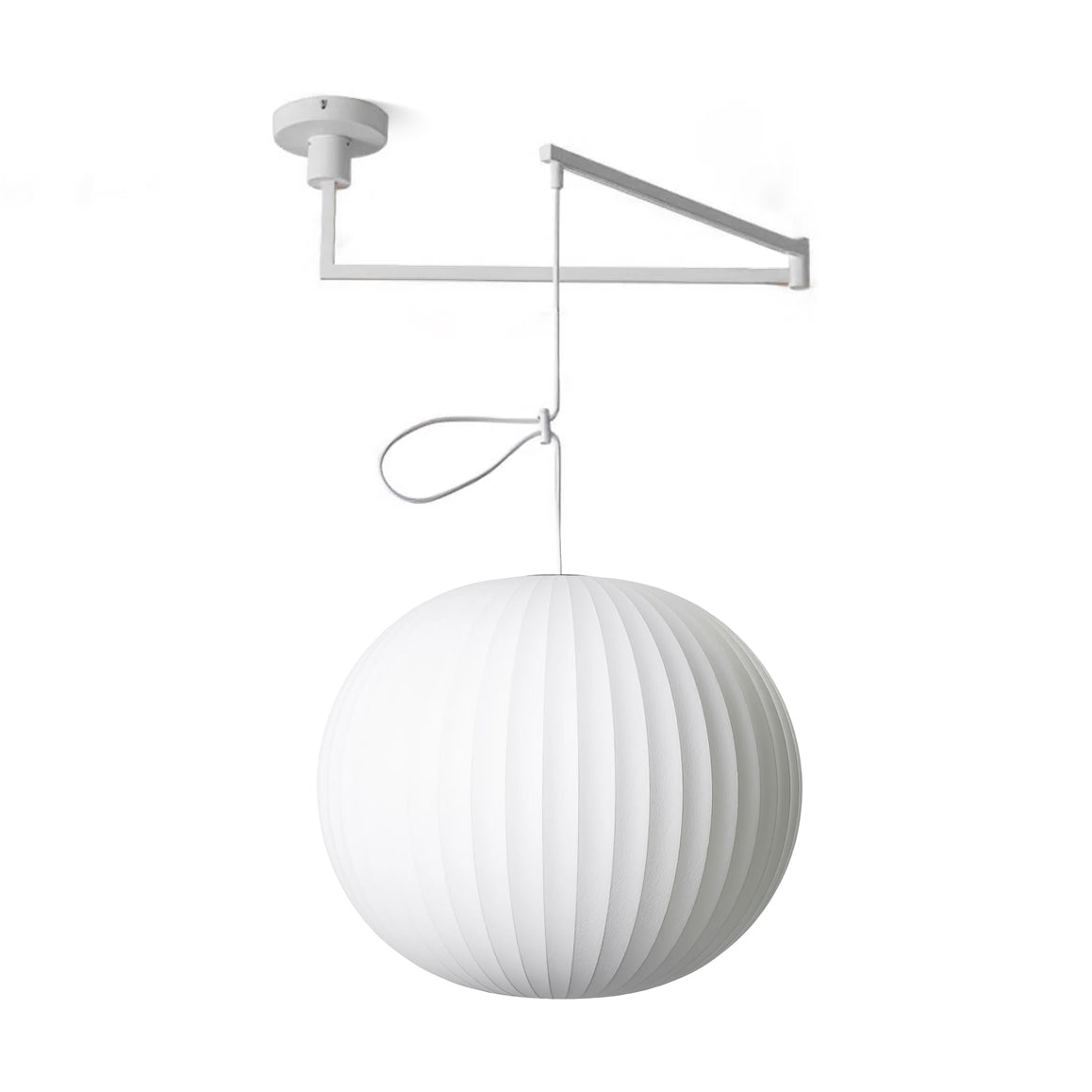Nelson Swing Arm Pendant Lamp - Blowlighting