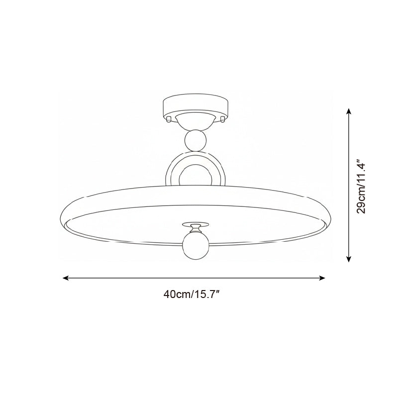 Kismet Metal Disc Ceiling Lamp