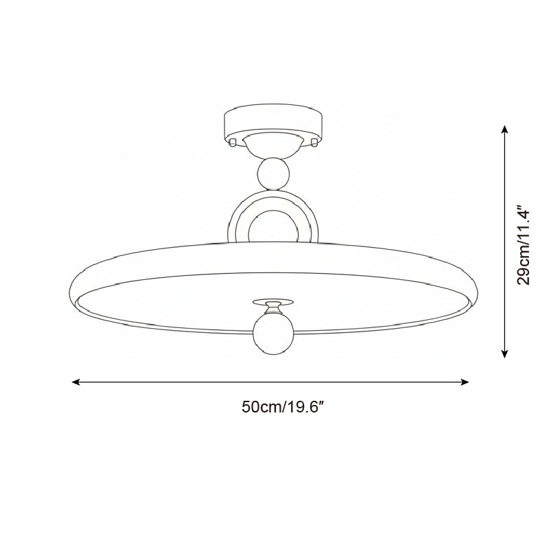 Kismet Metal Disc Ceiling Lamp