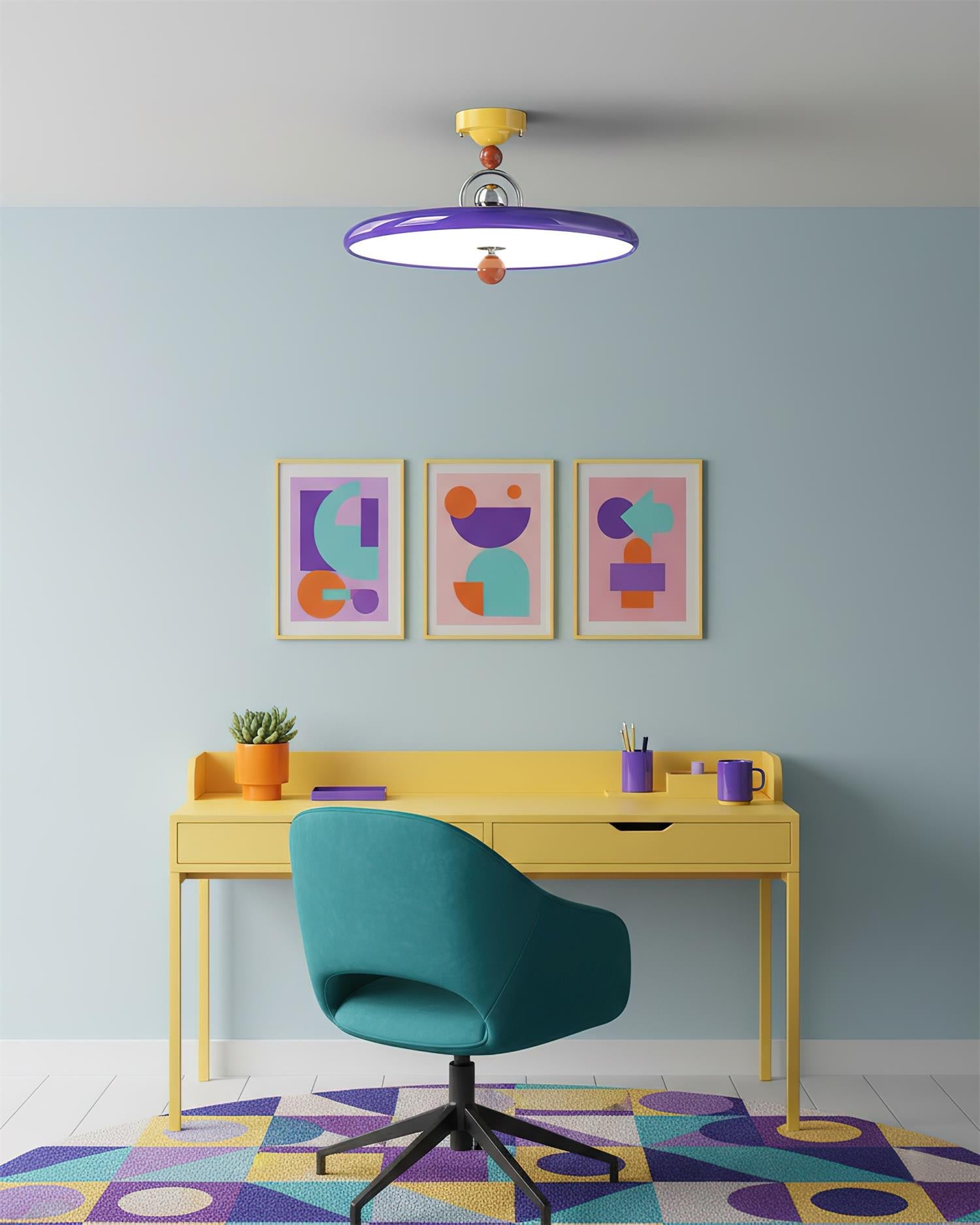 Kismet Metal Disc Ceiling Lamp