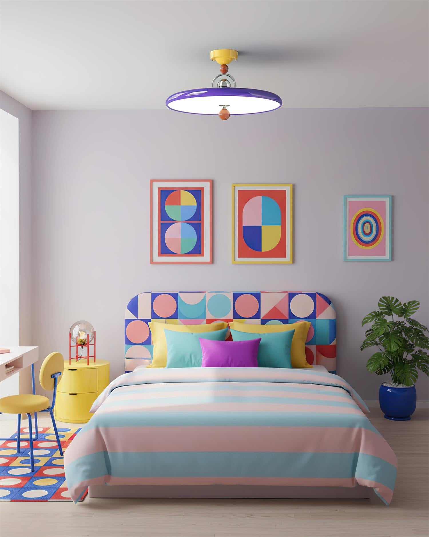 Kismet Metal Disc Ceiling Lamp