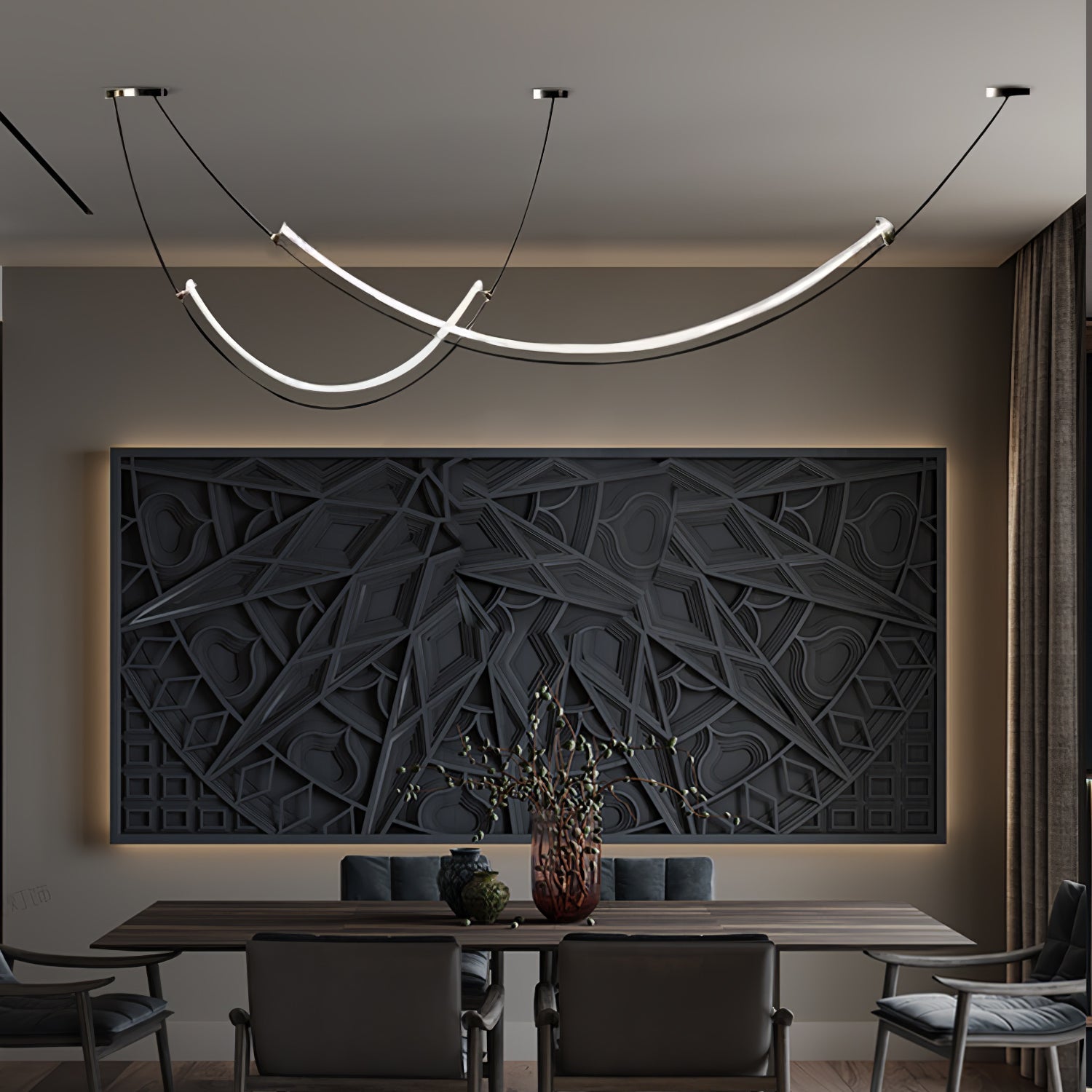 Luxe Modern Acrylic Pendant Lamp - Blowlighting