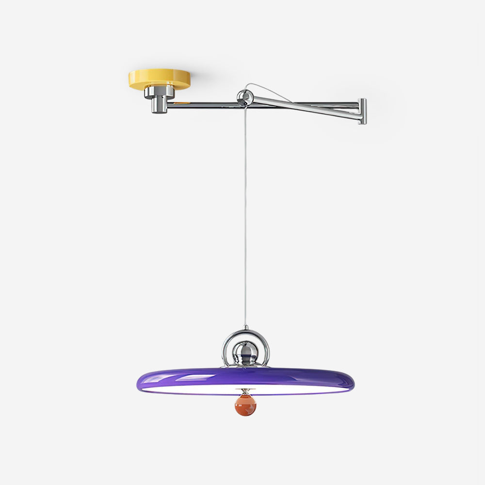 Glide Swing Arm Acrylic Pendant Lamp
