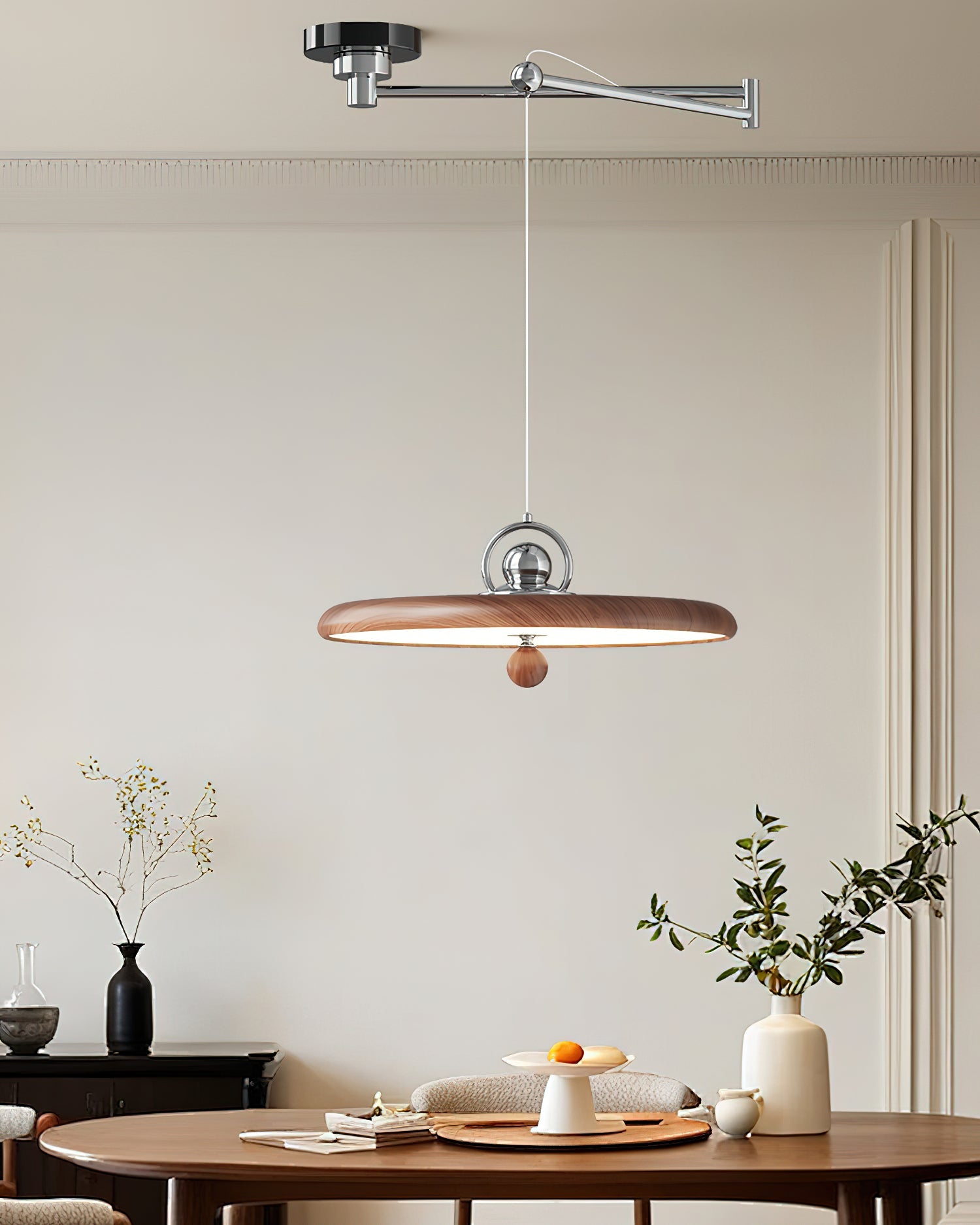 Glide Swing Arm Acrylic Pendant Lamp