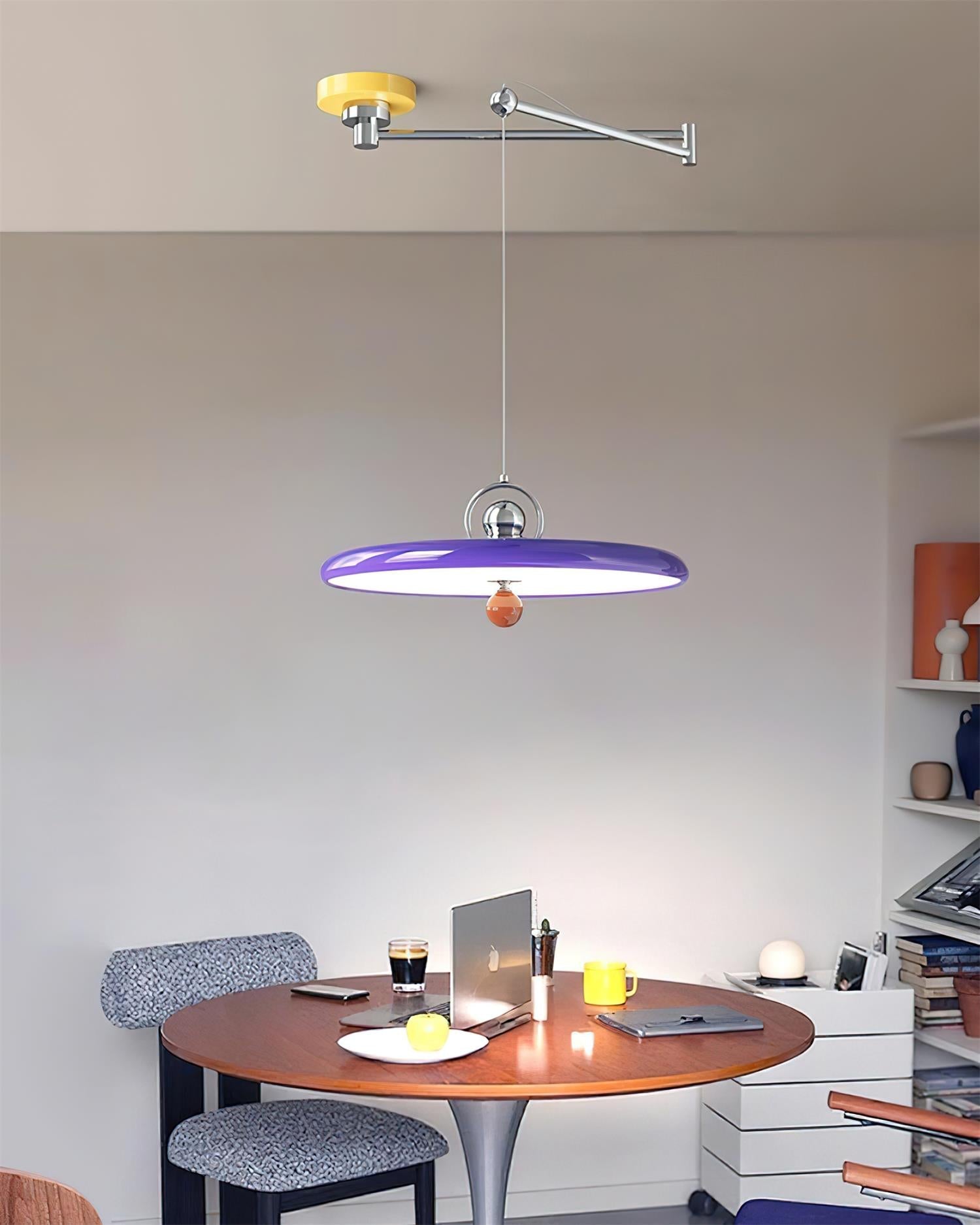 Glide Swing Arm Acrylic Pendant Lamp