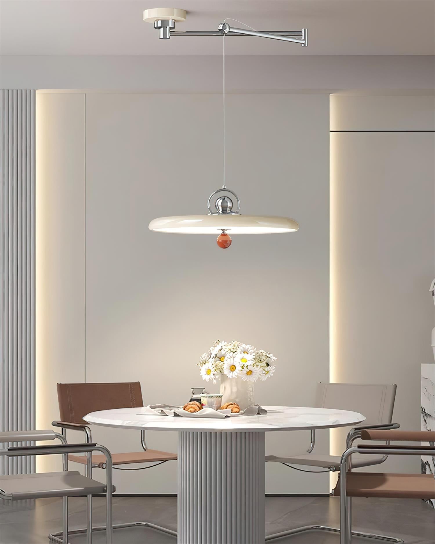 Glide Swing Arm Acrylic Pendant Lamp