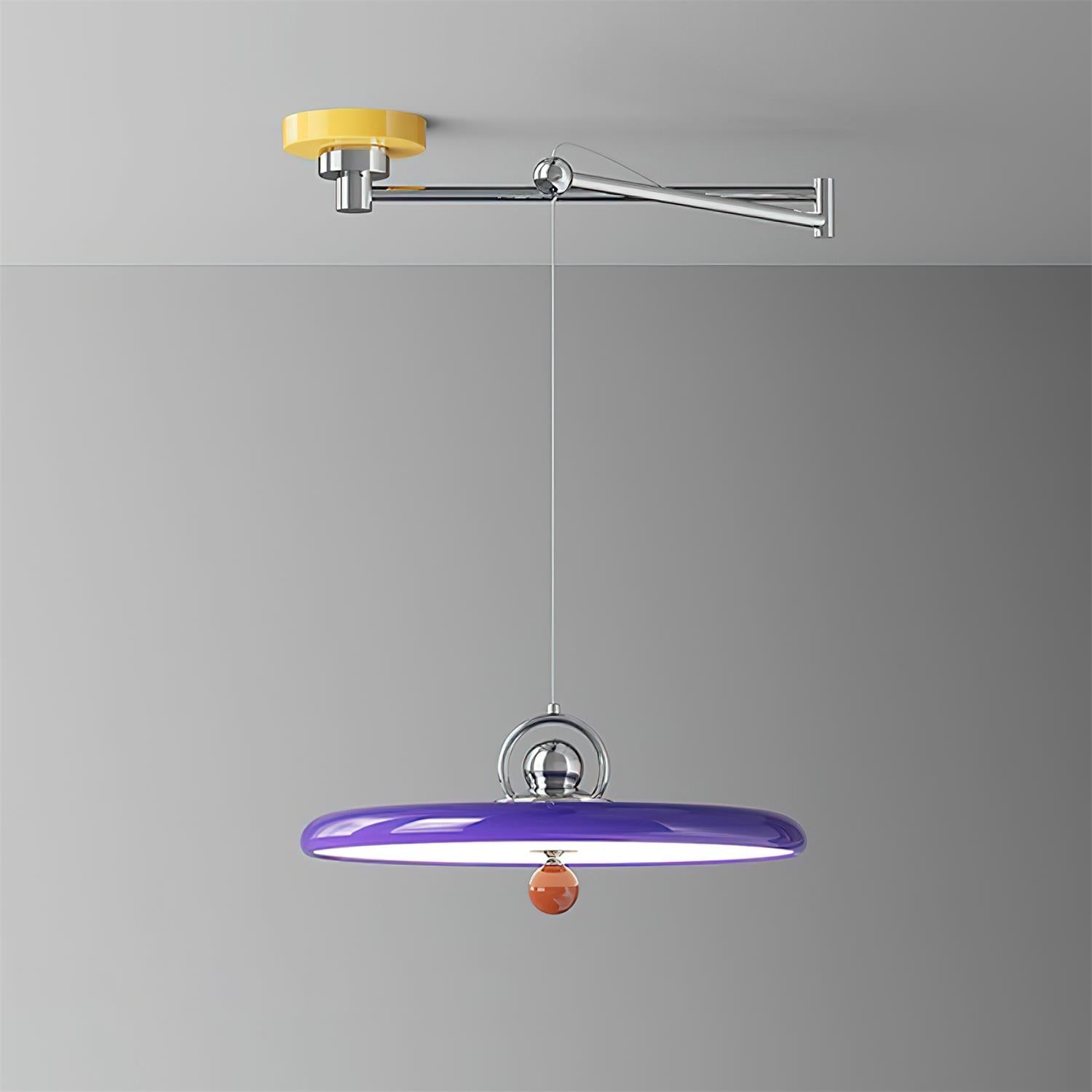Glide Swing Arm Acrylic Pendant Lamp