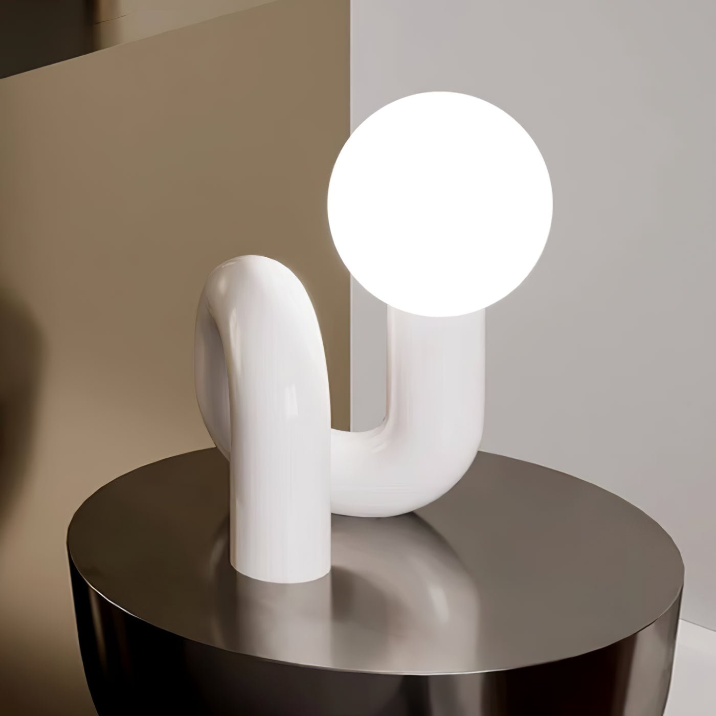 Playful N Shape Table Lamp - Blowlighting