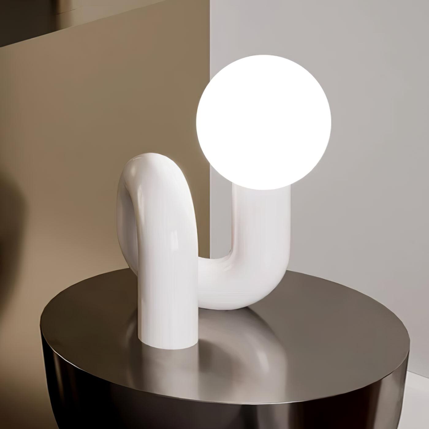 Playful N Shape Table Lamp - Blowlighting