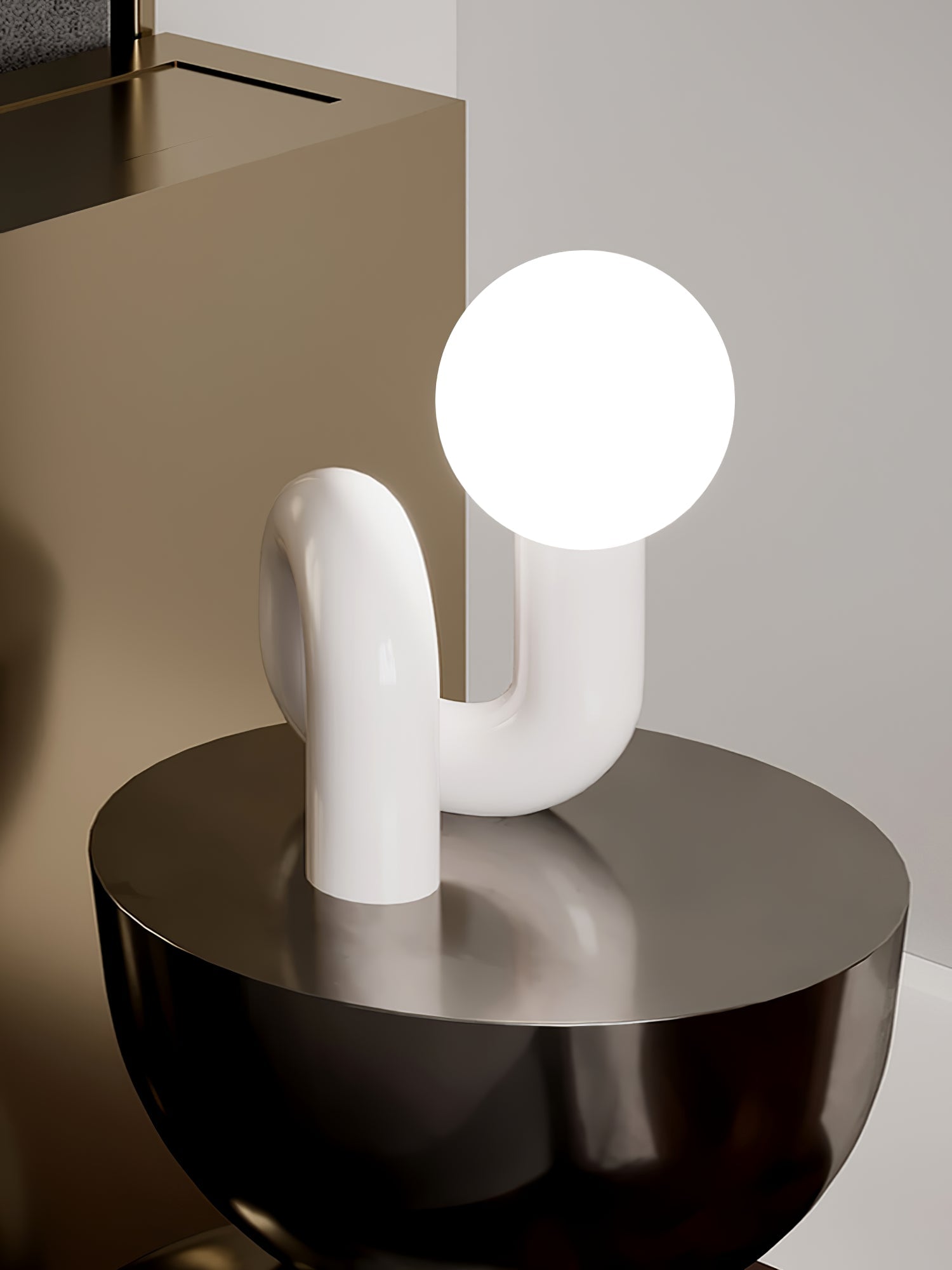 Playful N Shape Table Lamp - Blowlighting