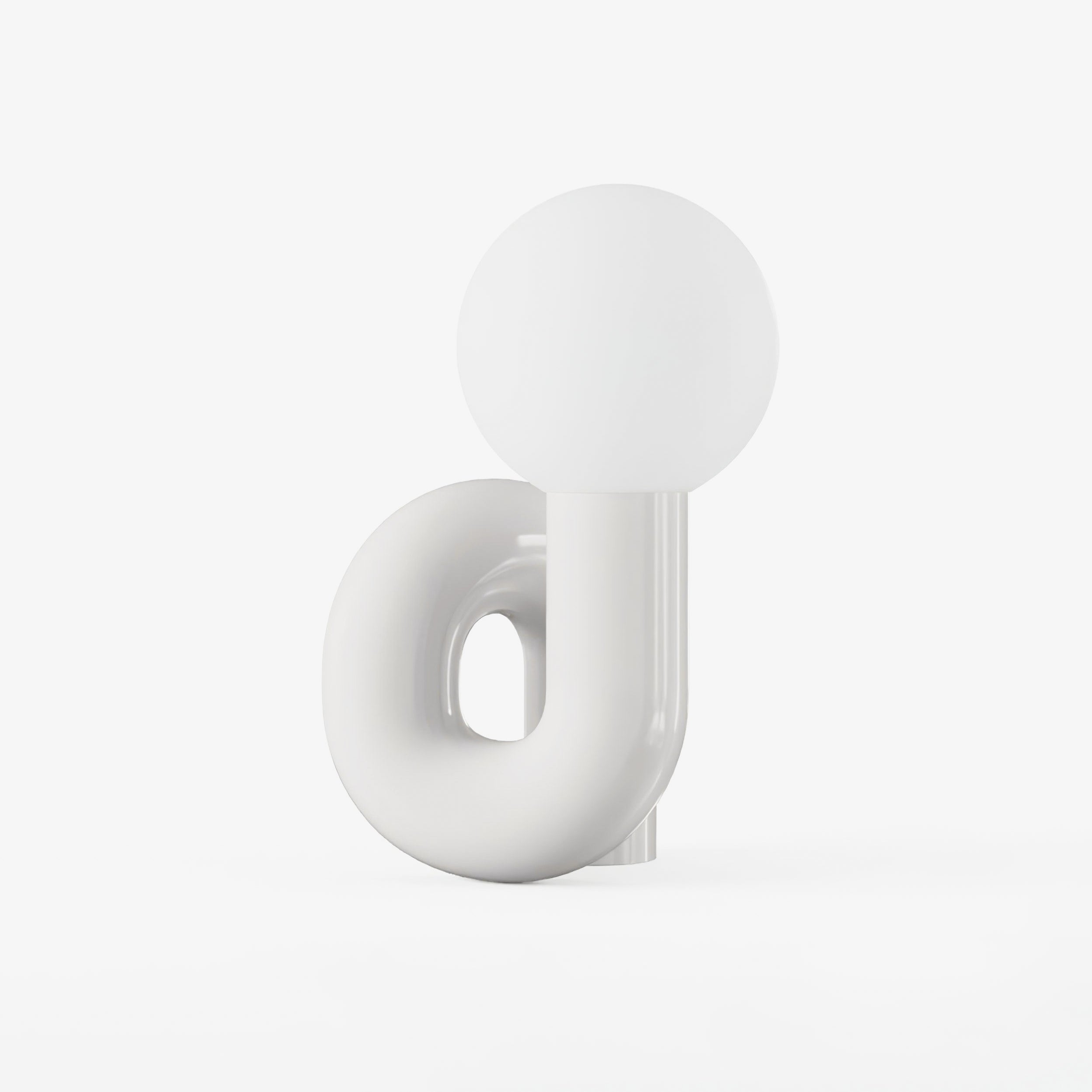 Playful N Shape Table Lamp - Blowlighting
