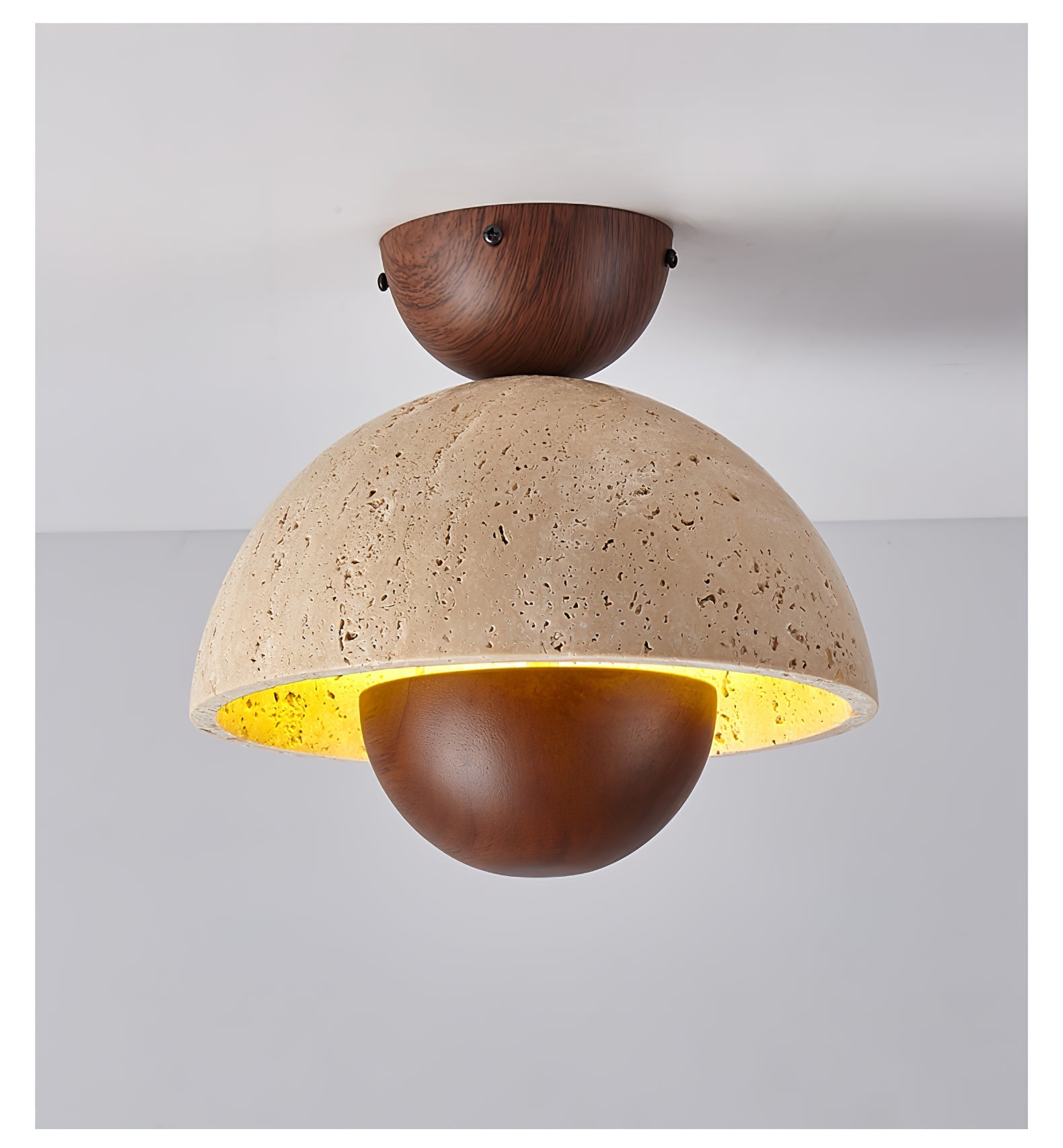 Cadorisra Travertine Ceiling Light - Blowlighting