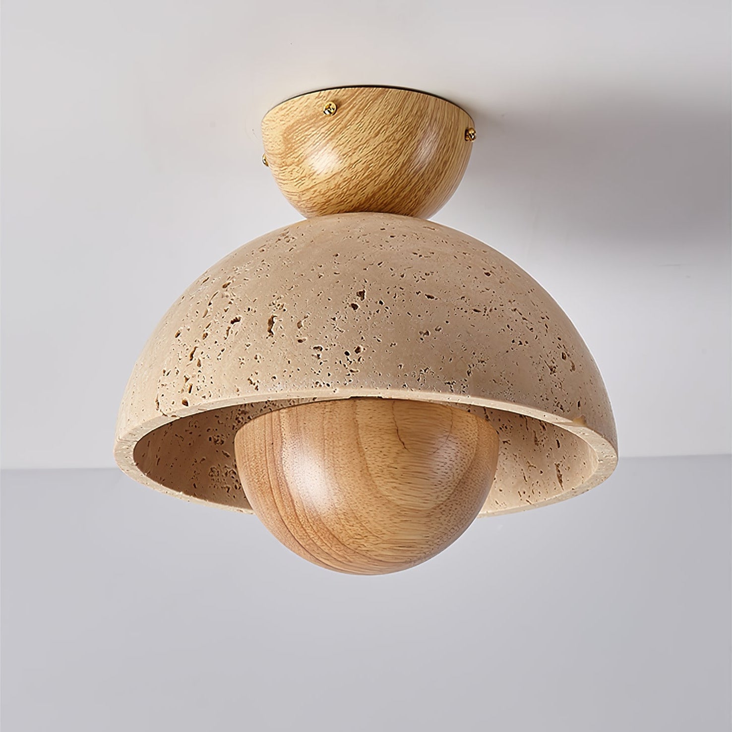 Cadorisra Travertine Ceiling Light - Blowlighting