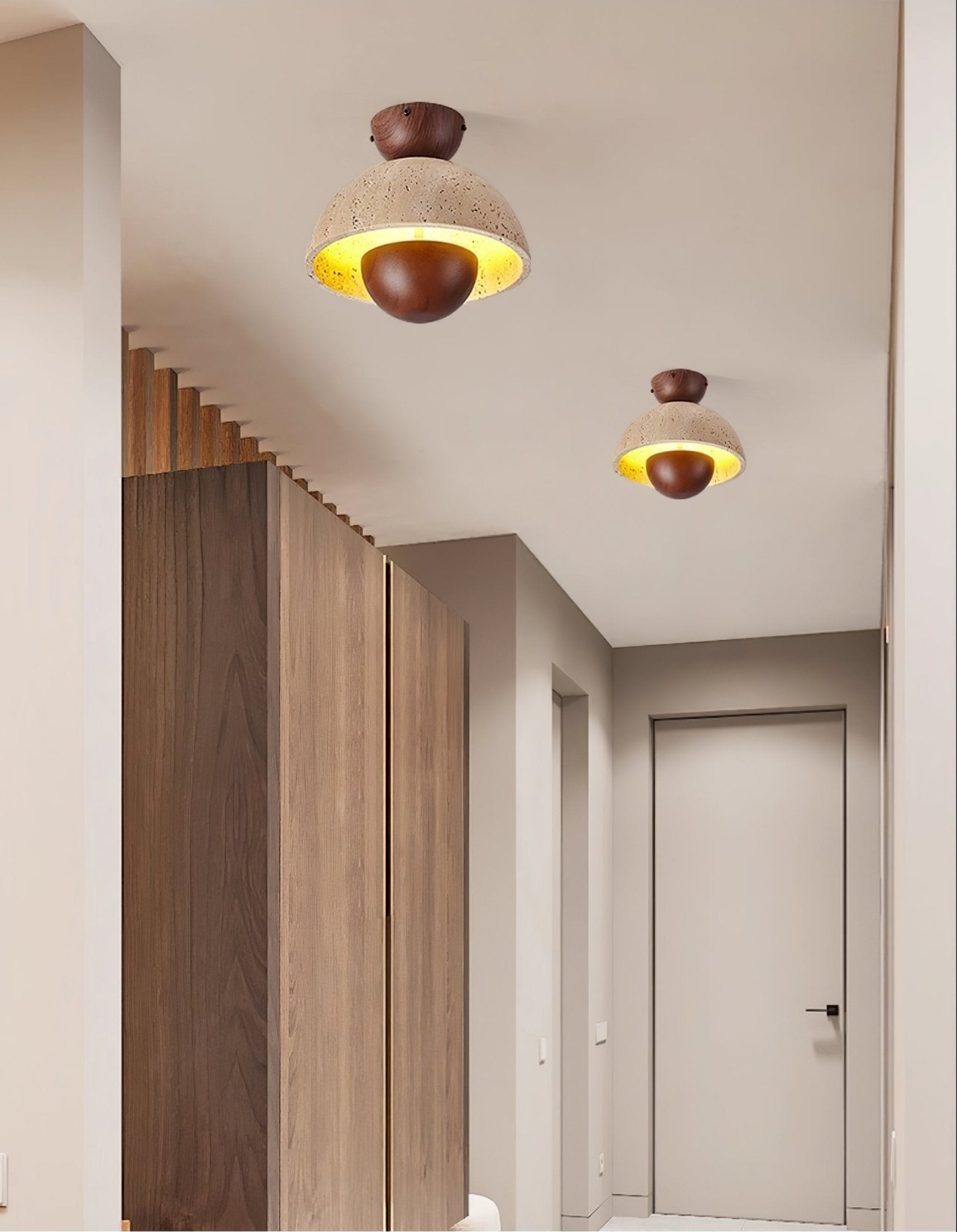 Cadorisra Travertine Ceiling Light - Blowlighting
