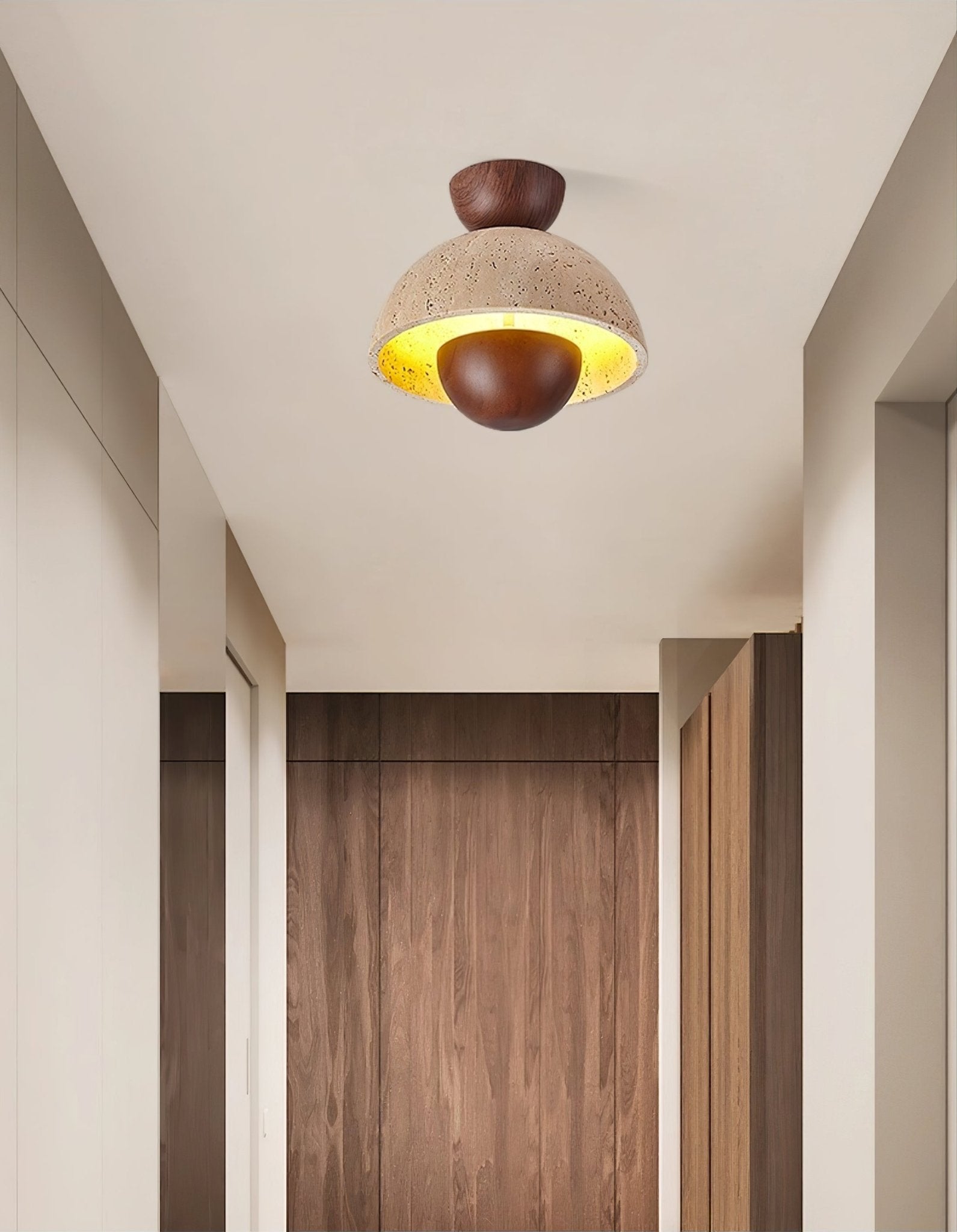 Cadorisra Travertine Ceiling Light - Blowlighting