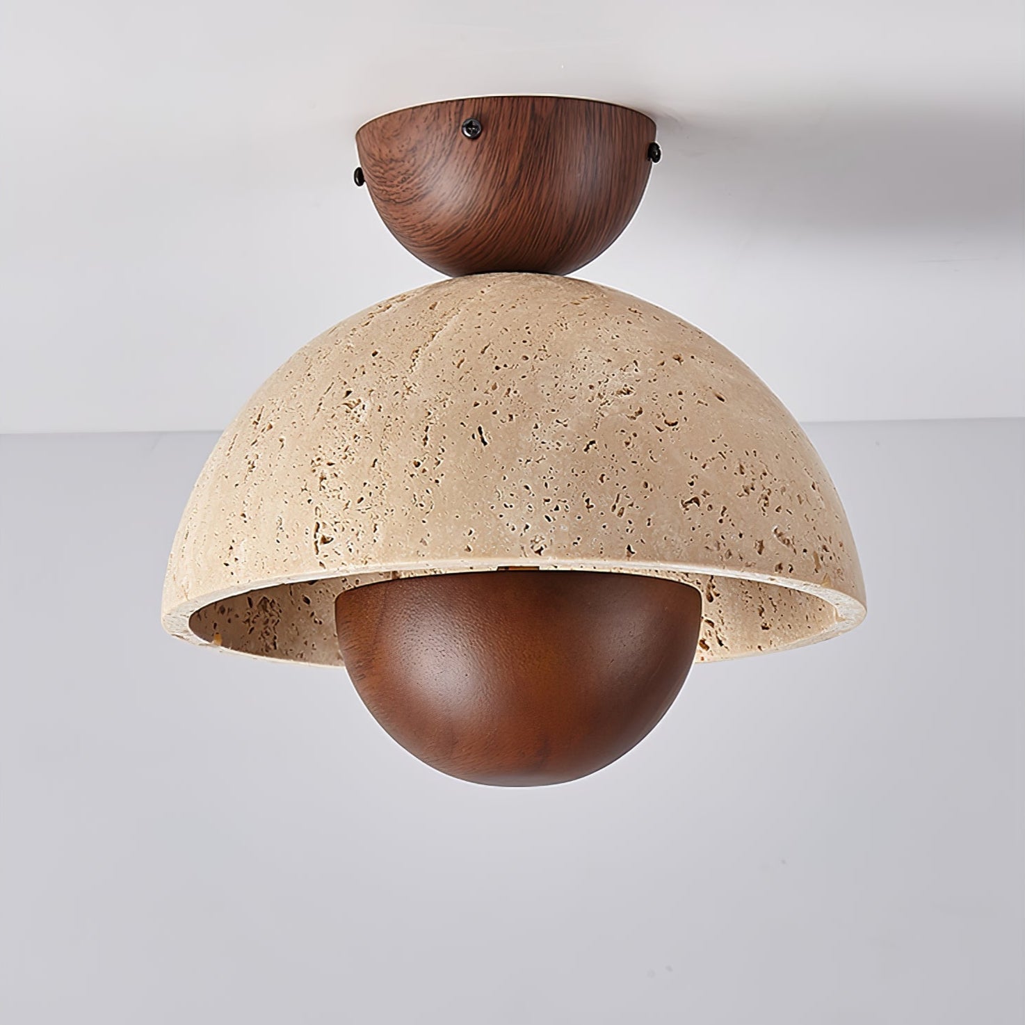 Cadorisra Travertine Ceiling Light - Blowlighting