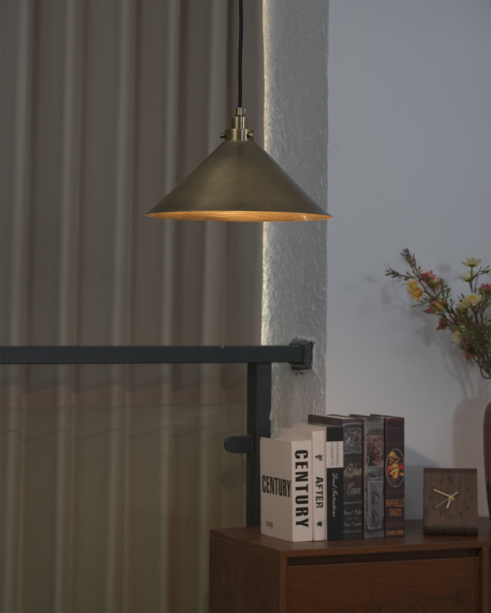 Nerissa Modern Brass Pendant Light