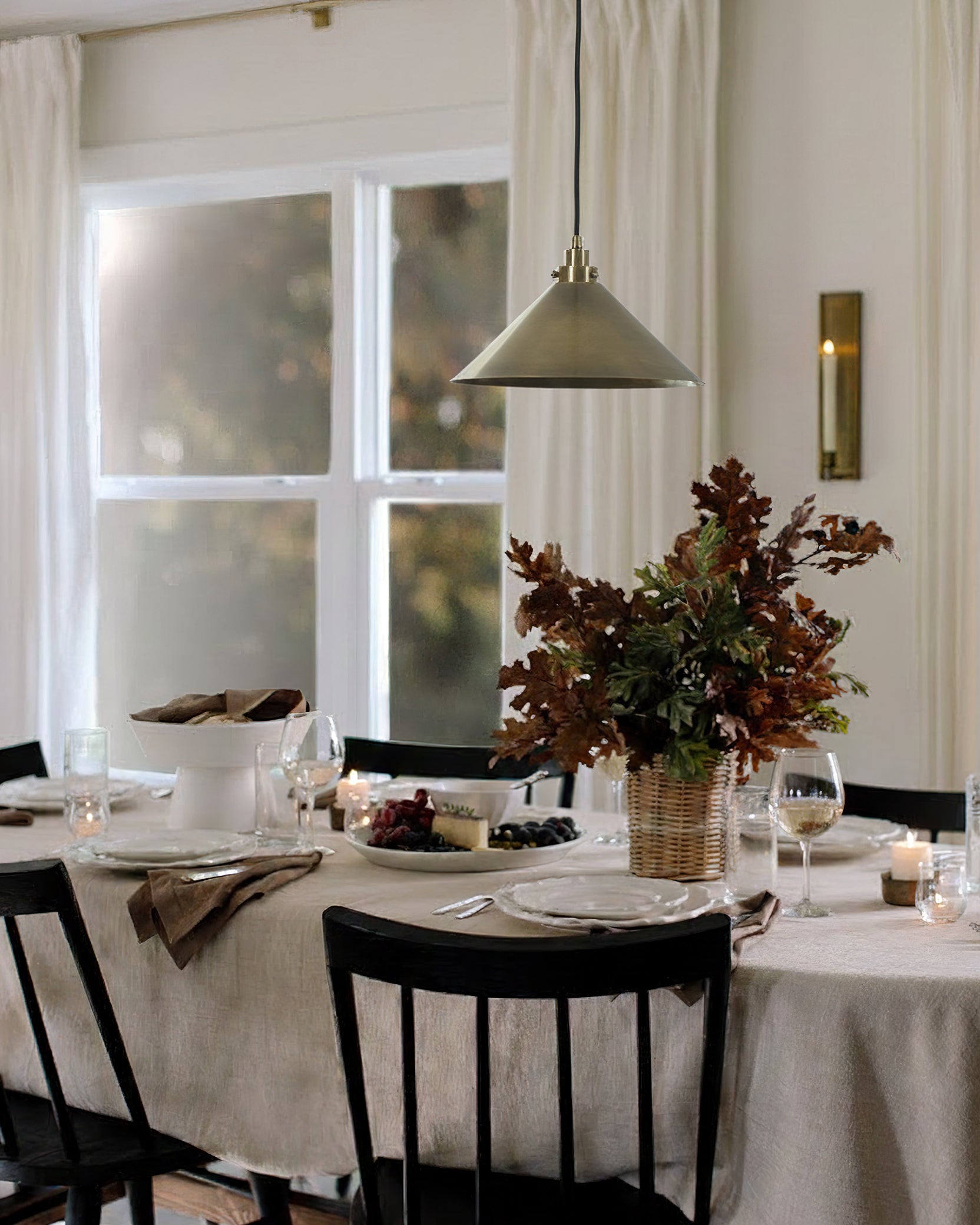 Nerissa Modern Brass Pendant Light