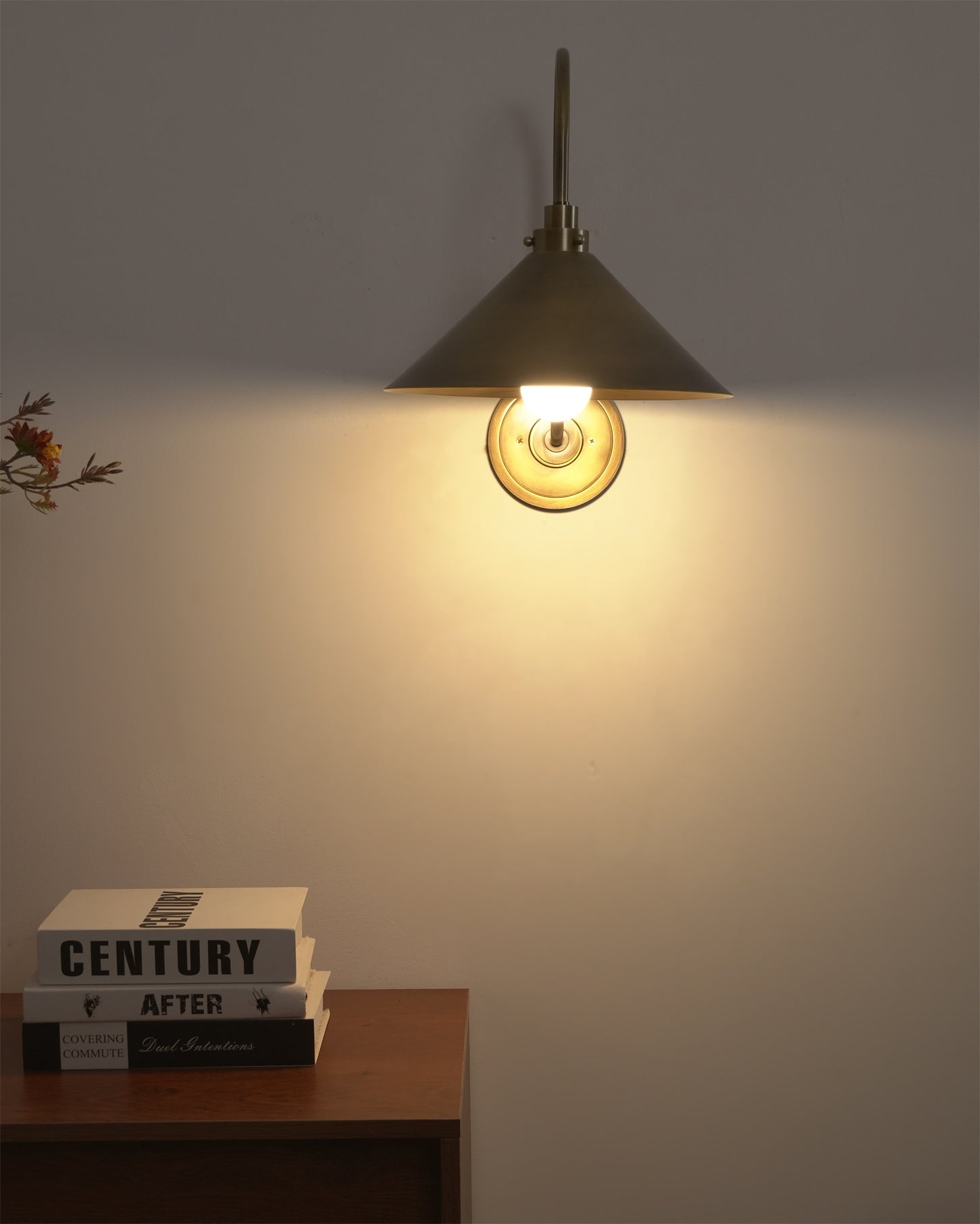 Nerissa Modern Brass Wall Light