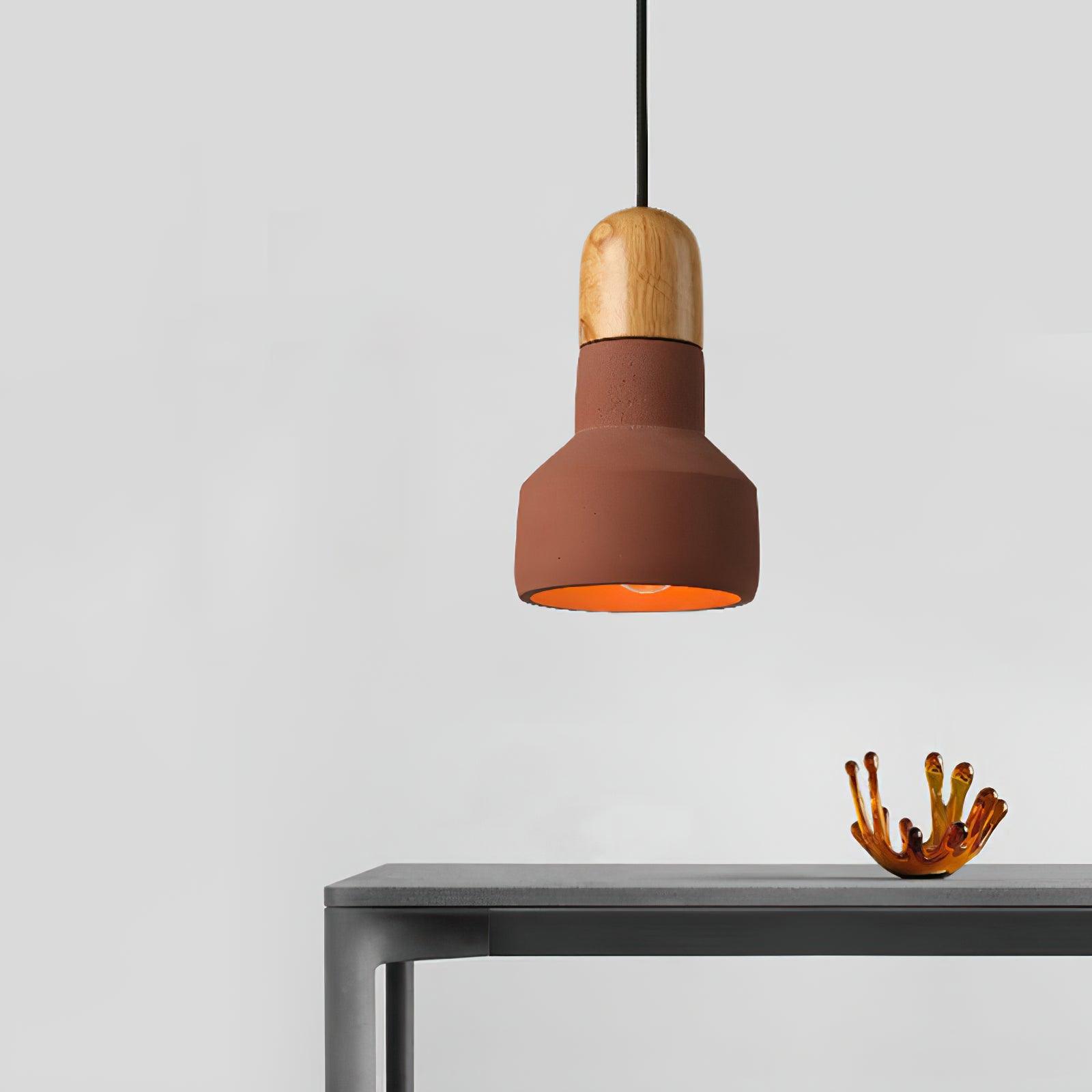 Trio Rustic Wood Pendant Light - Blowlighting