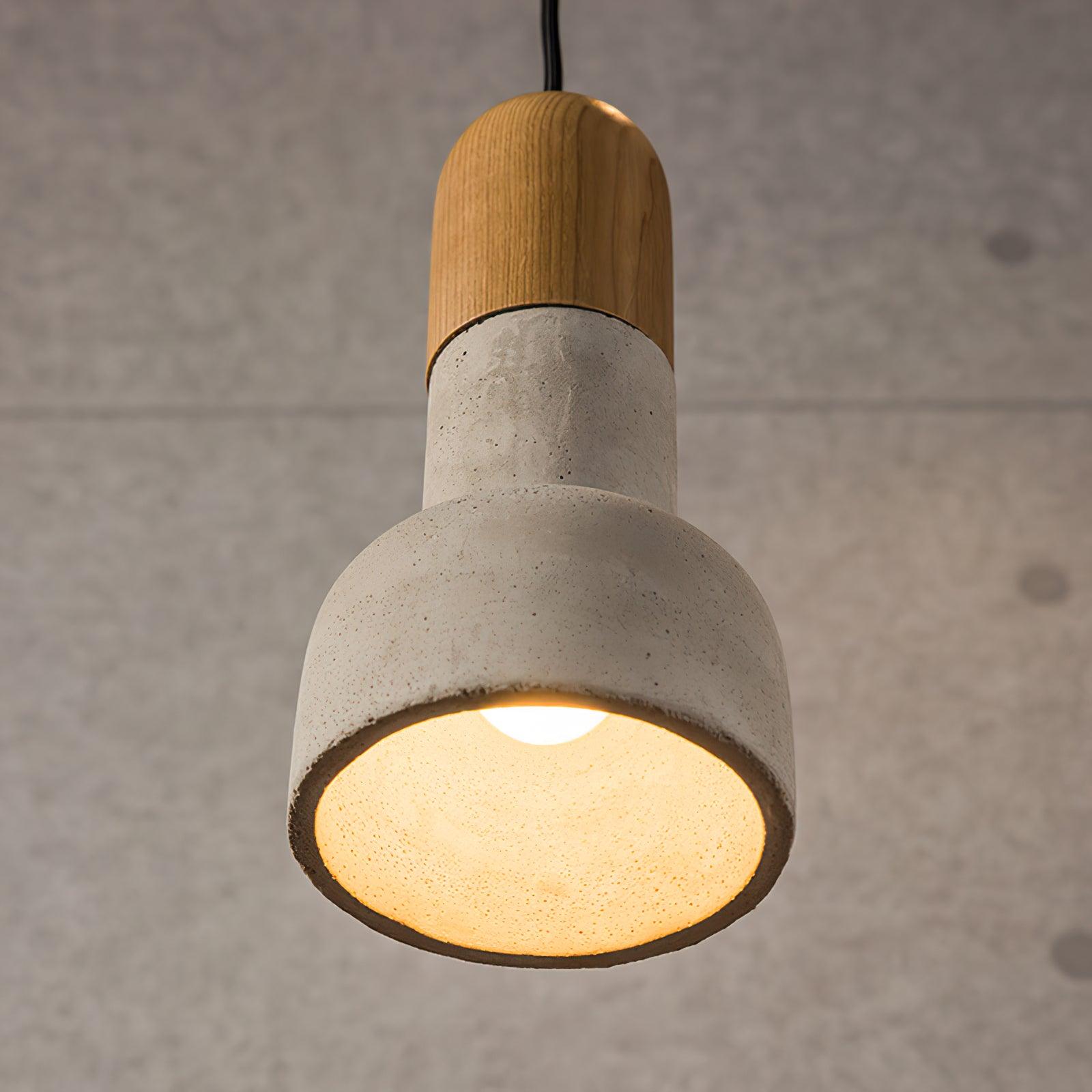 Trio Rustic Wood Pendant Light - Blowlighting