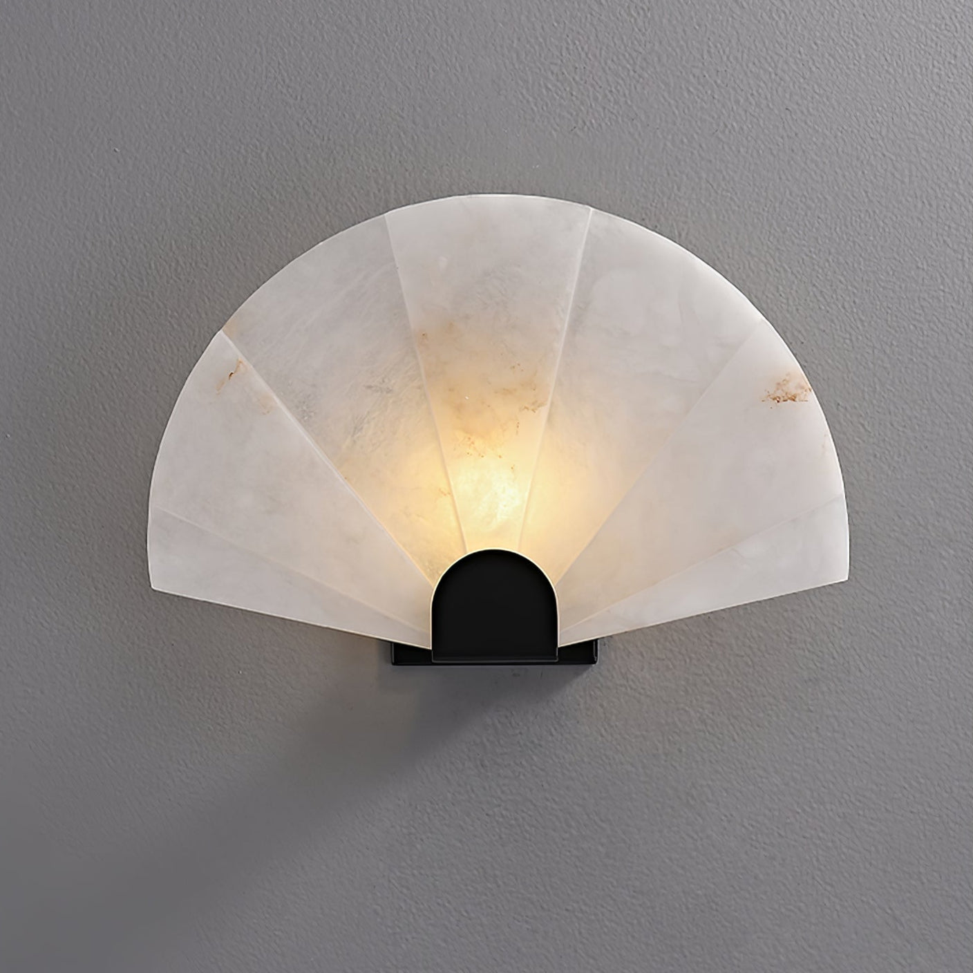 Aurelia Minimalist Alabaster Wall Light - Blowlighting