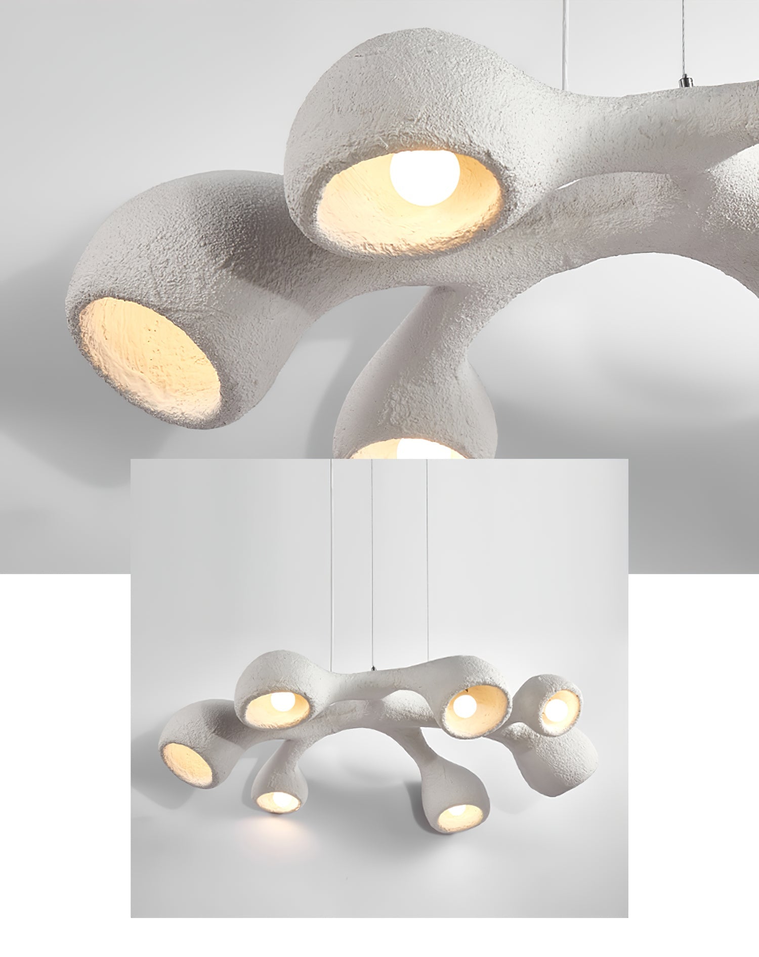 Wave Modern Polystyrene Pendant Light - Blowlighting
