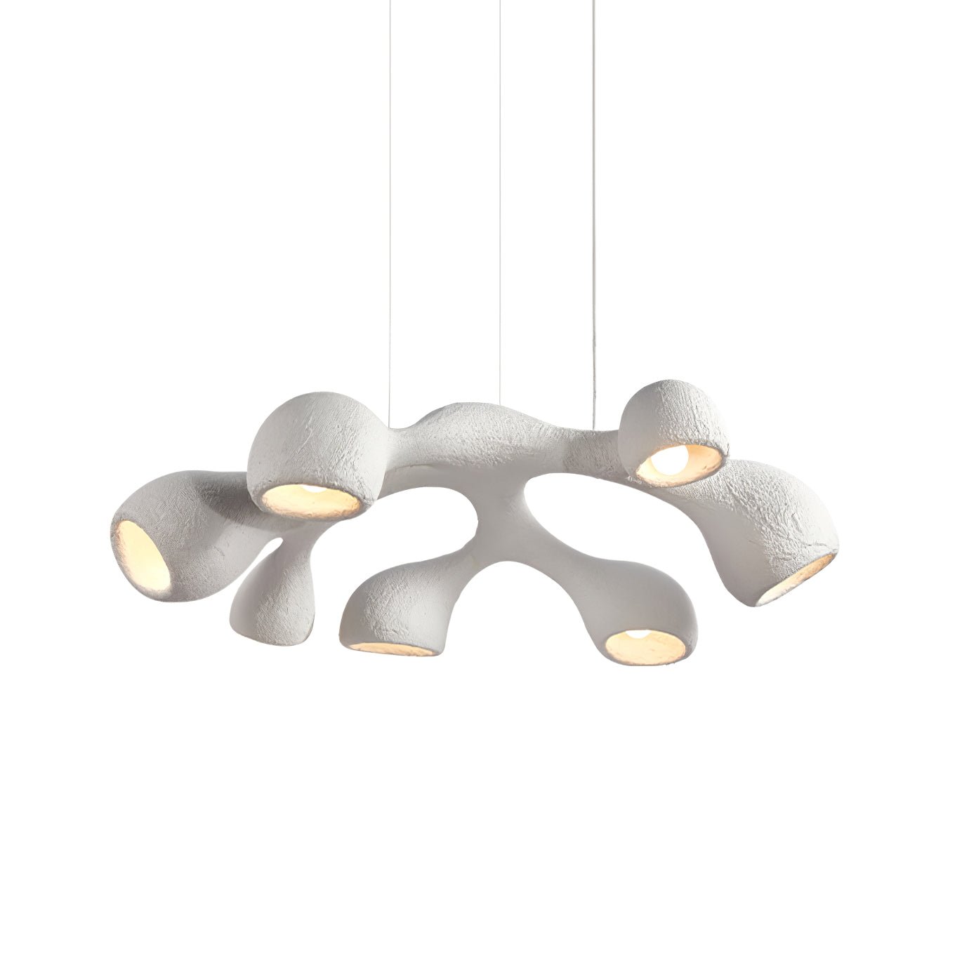 Wave Modern Polystyrene Pendant Light - Blowlighting