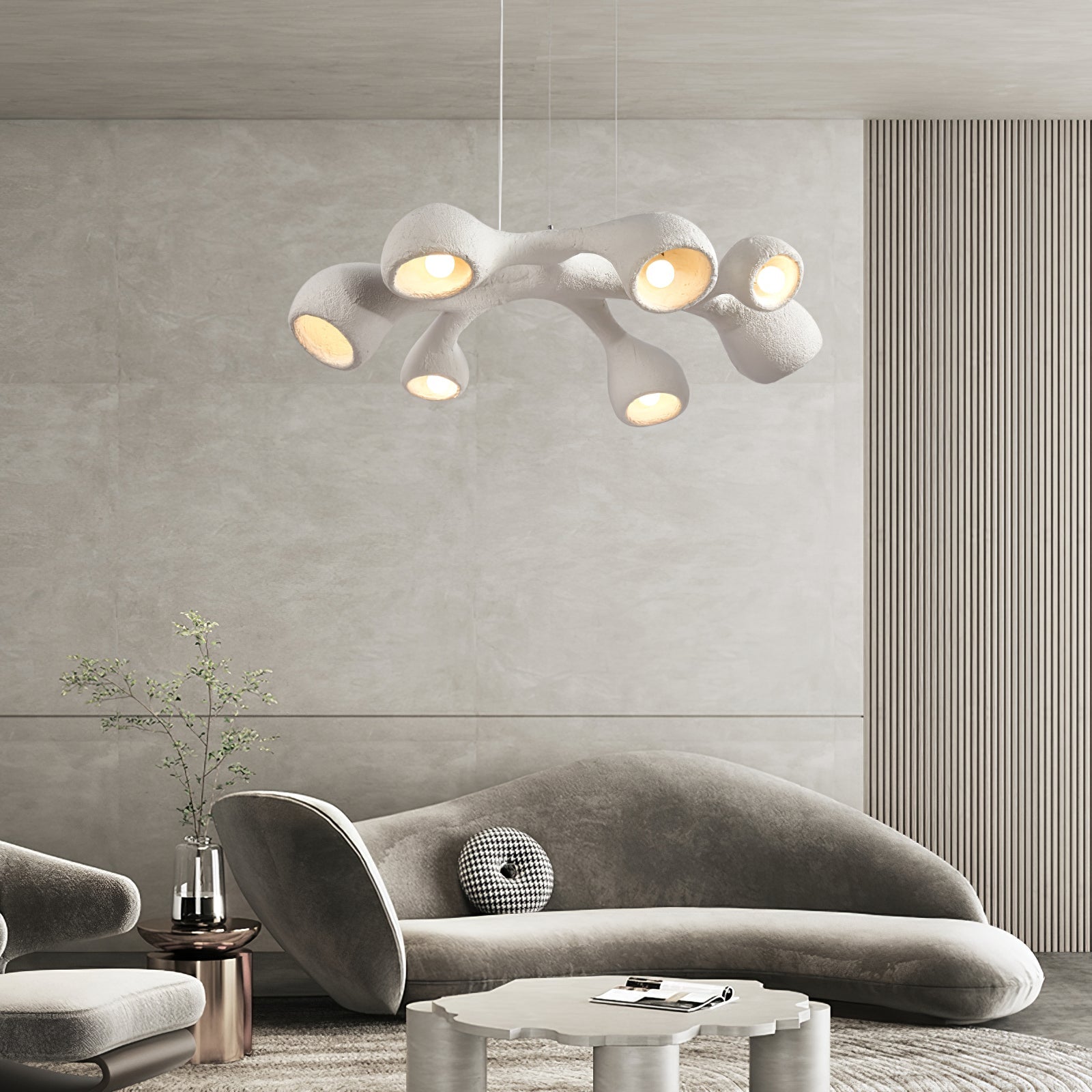 Wave Modern Polystyrene Pendant Light - Blowlighting
