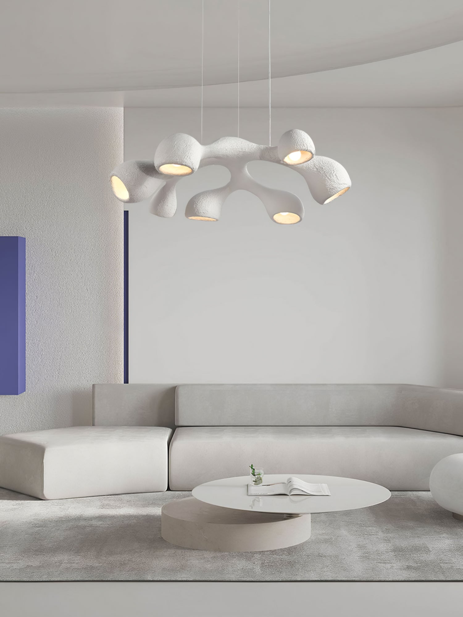 Wave Modern Polystyrene Pendant Light - Blowlighting