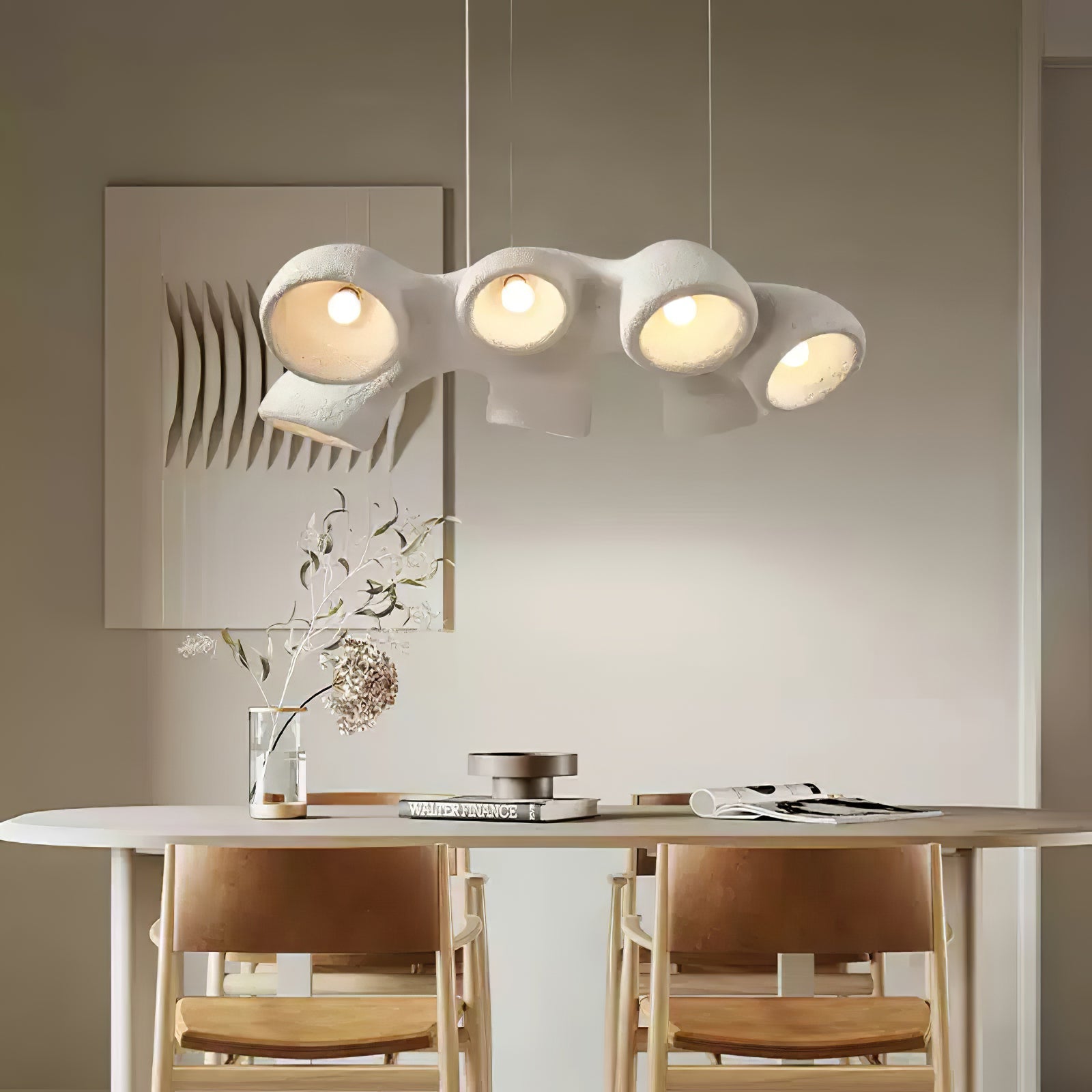 Wave Modern Polystyrene Pendant Light - Blowlighting