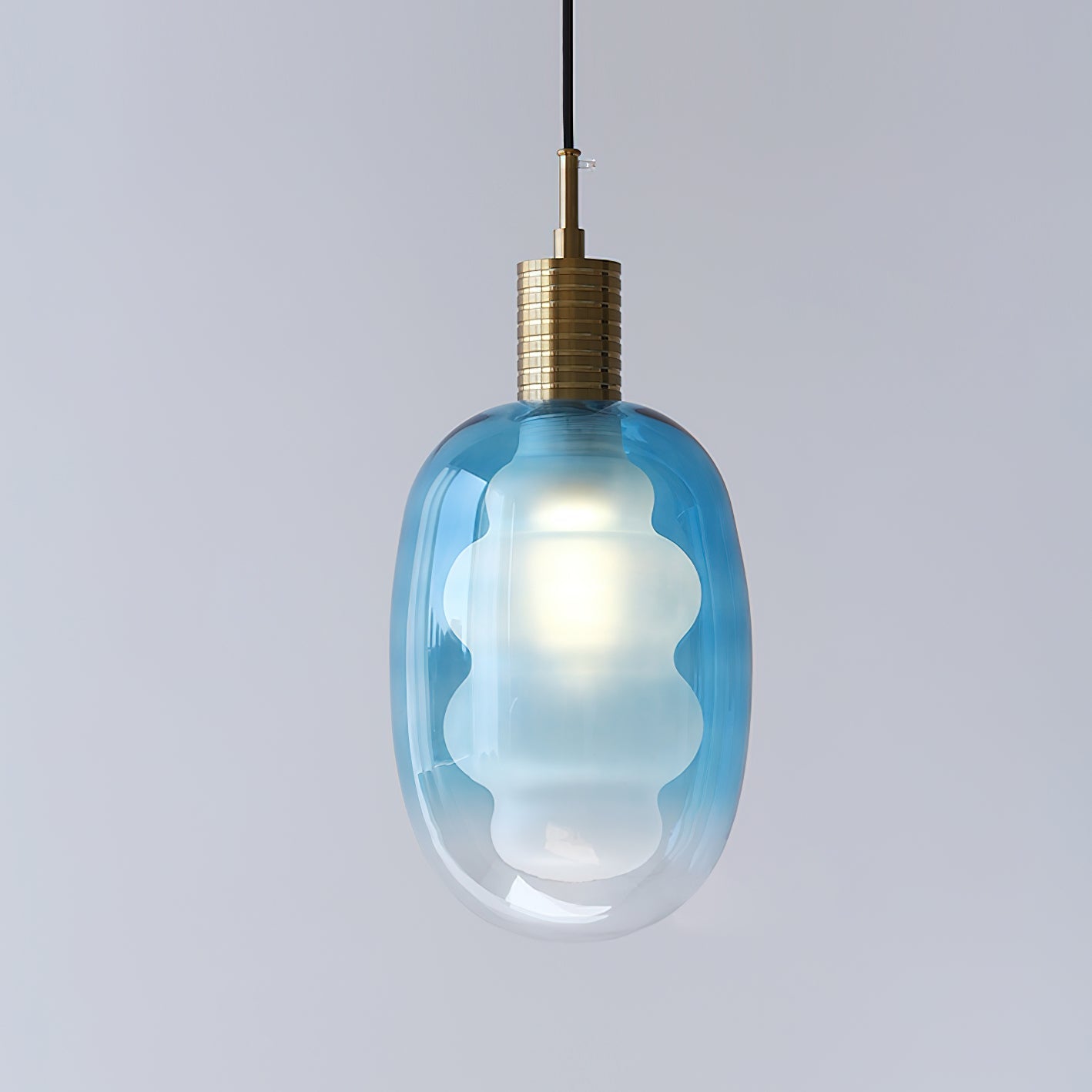 Niche Art Deco Glass Pendant Light