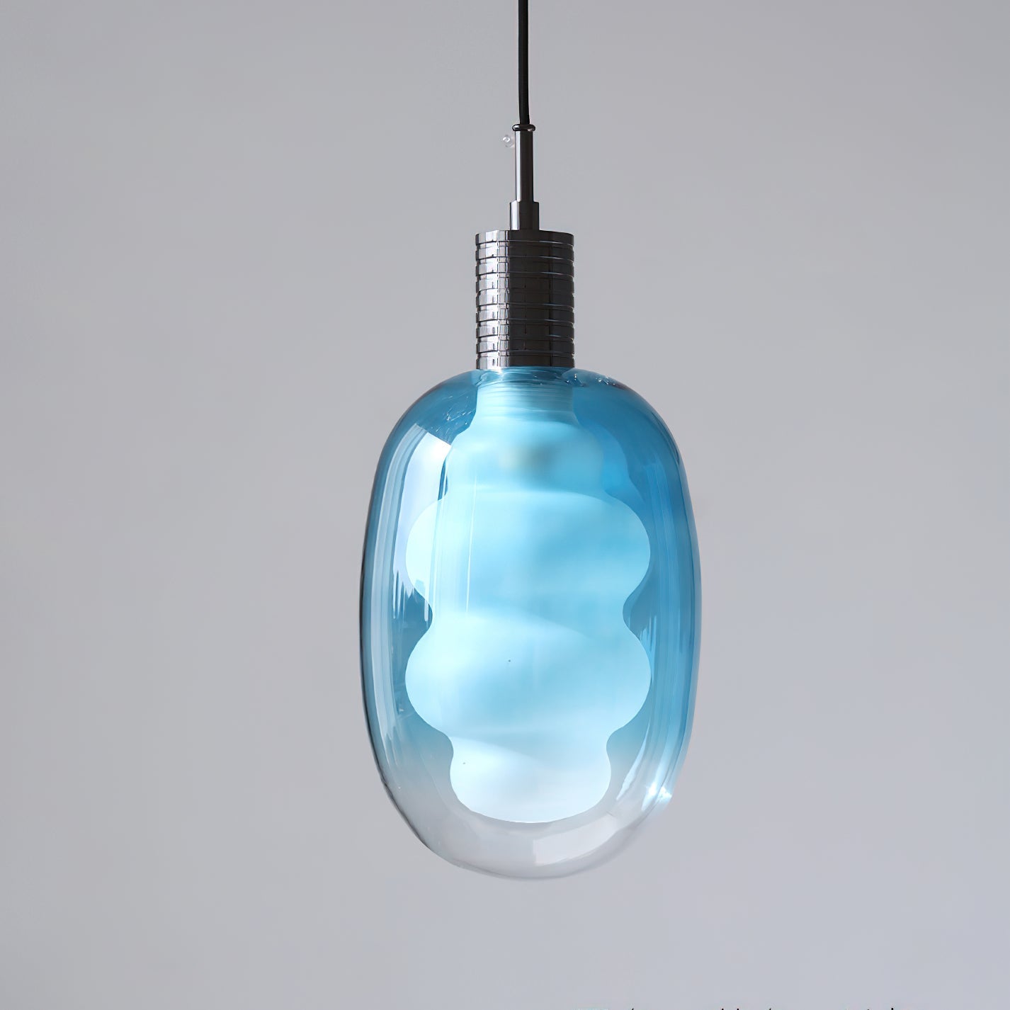 Niche Art Deco Glass Pendant Light