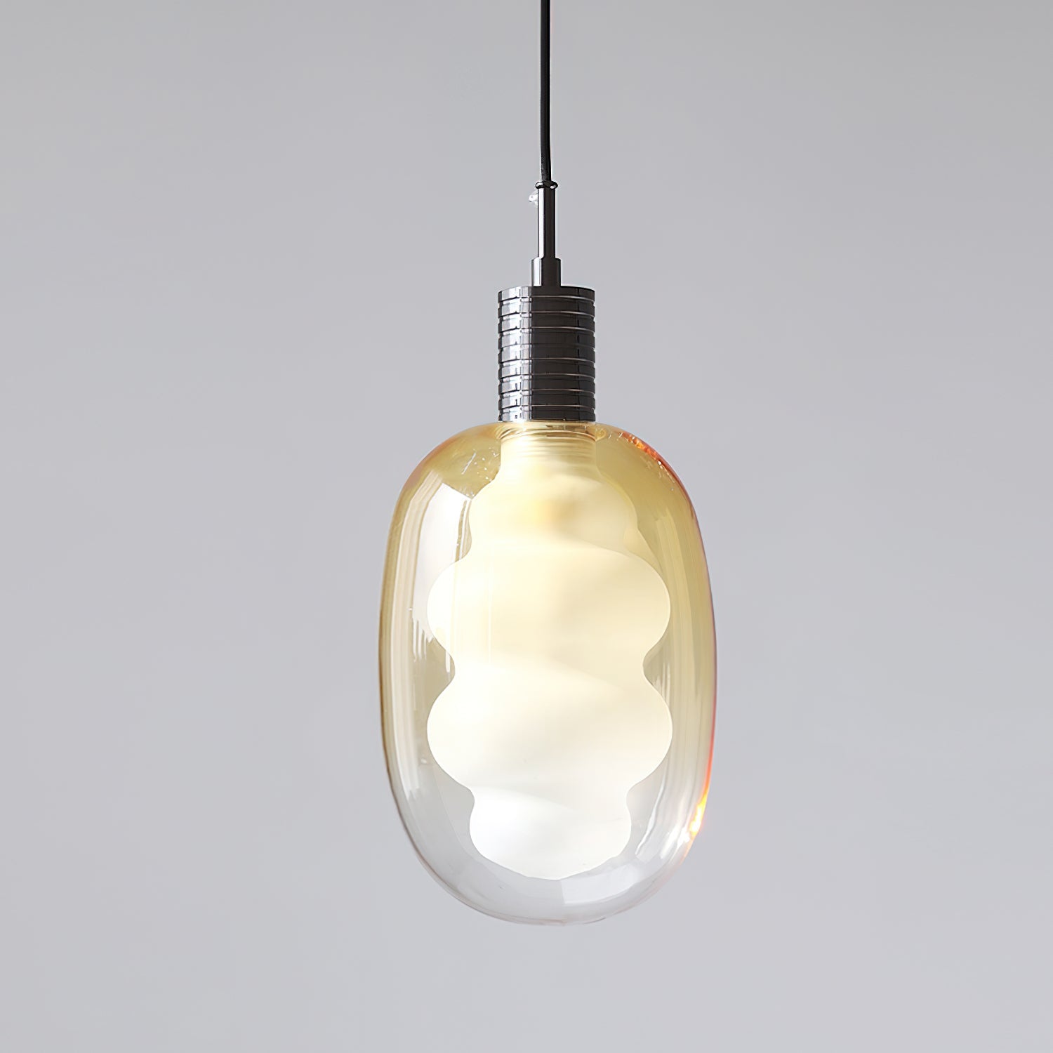 Niche Art Deco Glass Pendant Light