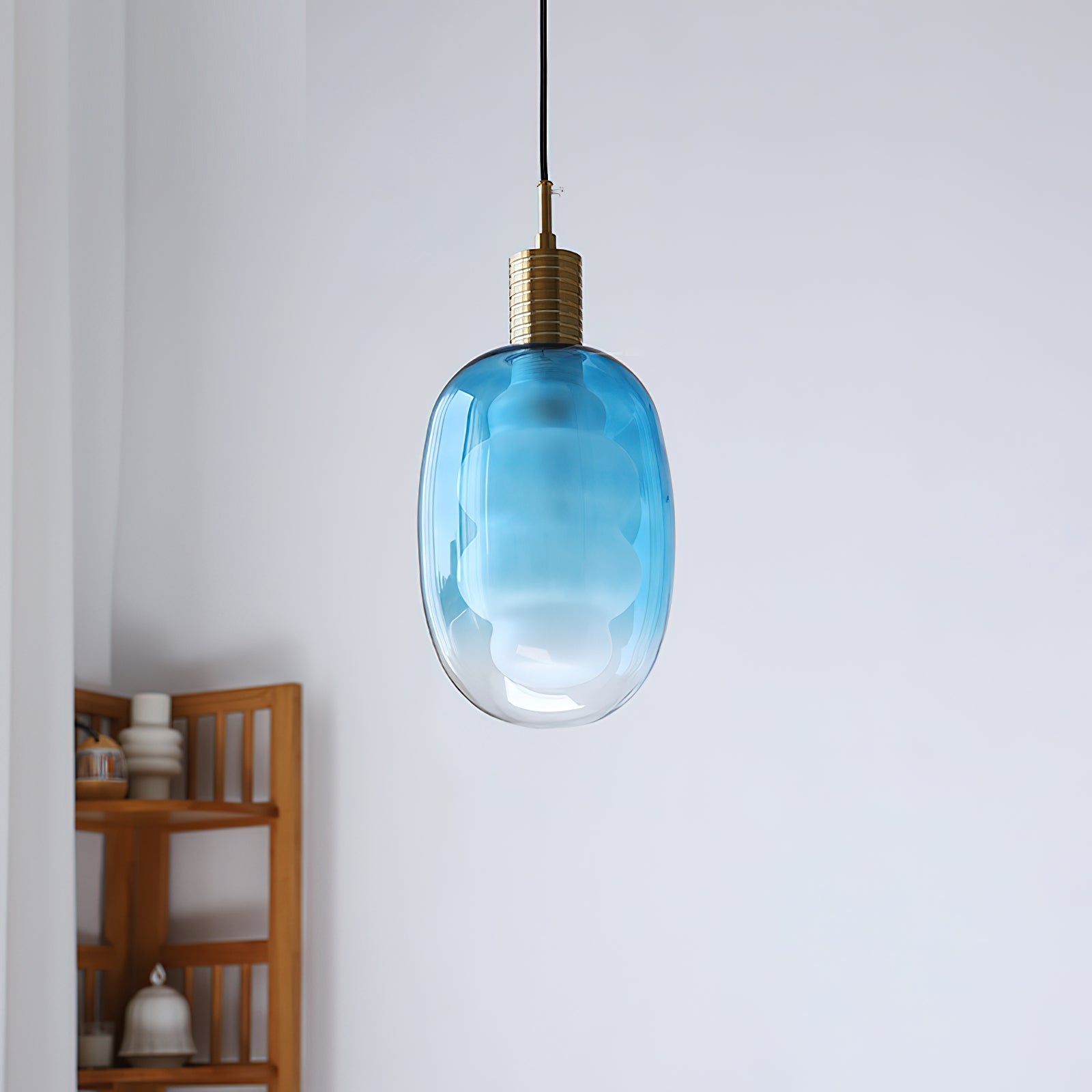 Niche Art Deco Glass Pendant Light