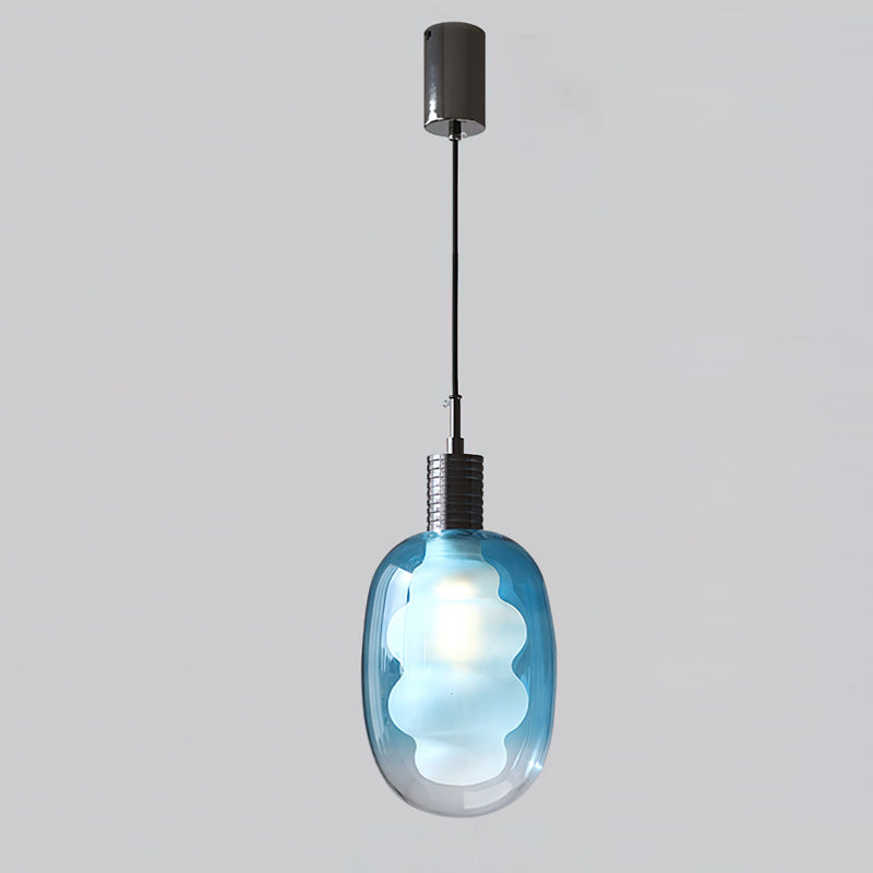 Niche Art Deco Glass Pendant Light